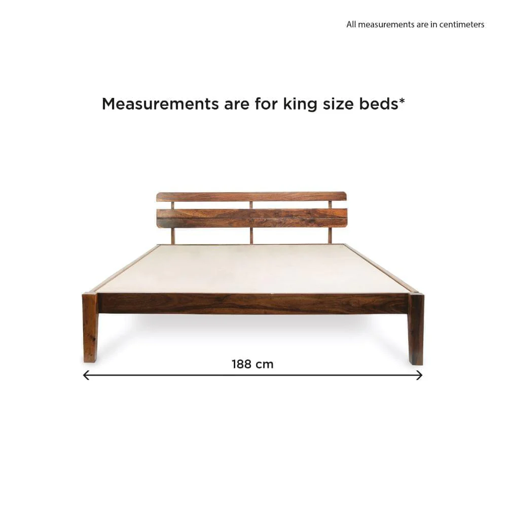 Admire Sheesham Wood Bed - Image 8