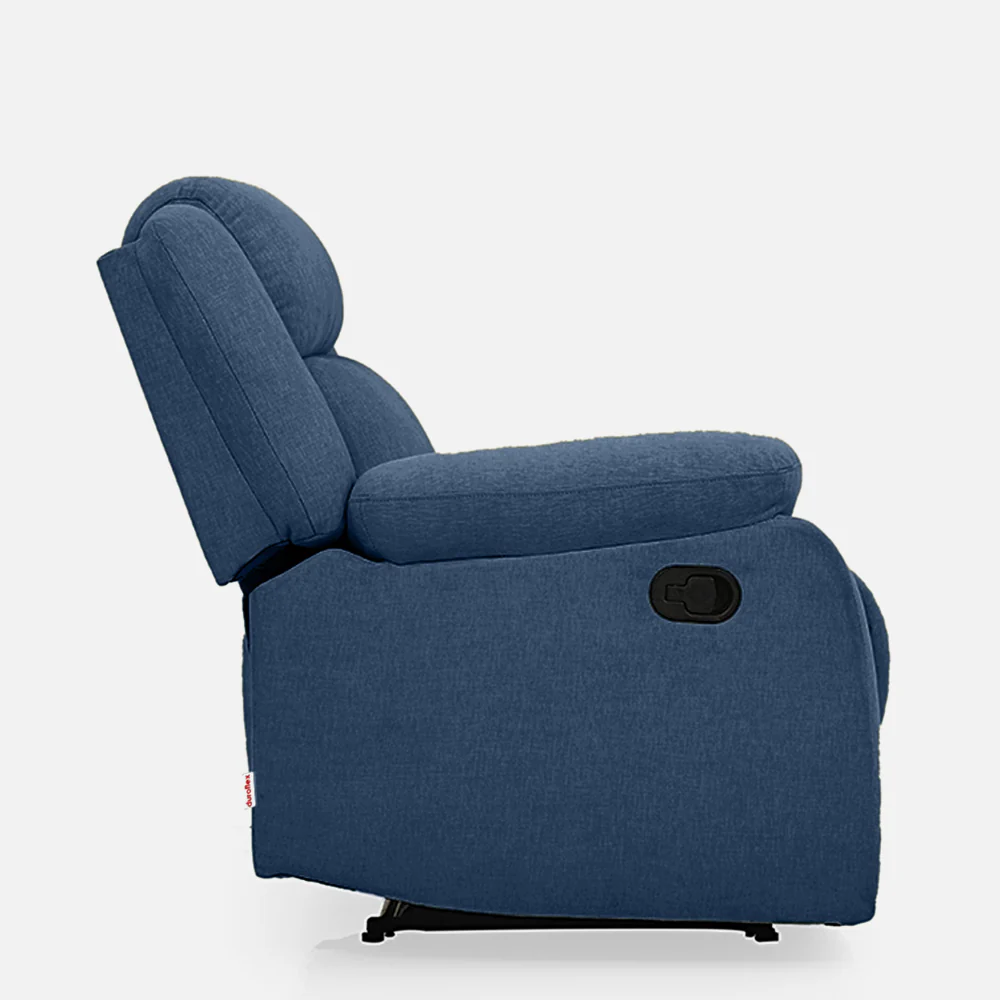 Avalon Blue Fabric Recliner - Image 8
