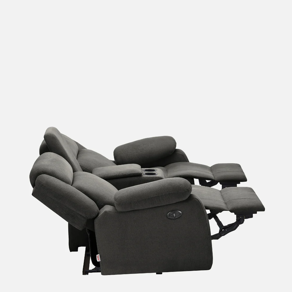 Avalon E Twin Motorized Graphite Grey Recliner - Image 9