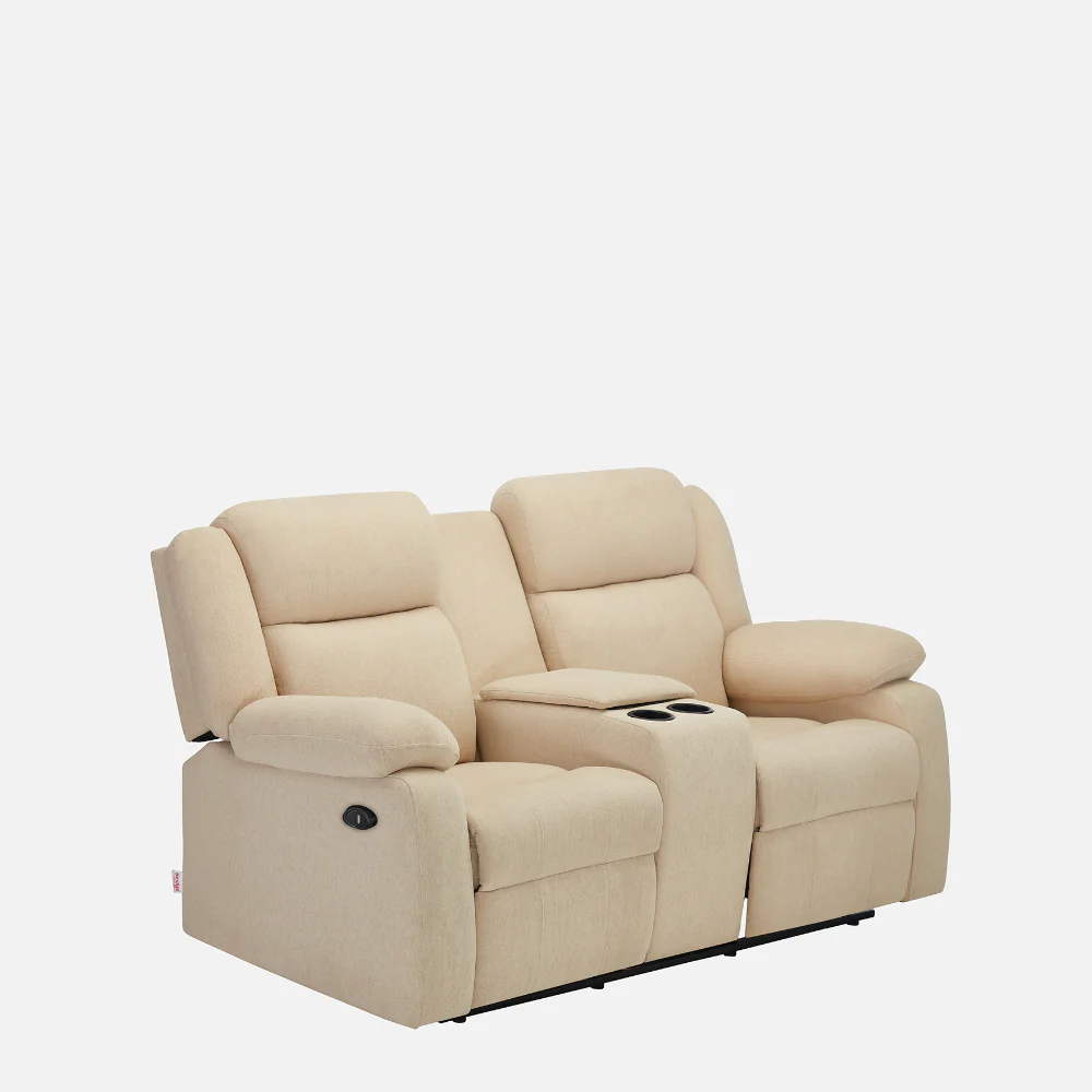 Avalon E Twin Motorized Iconic Beige Recliner - Image 3