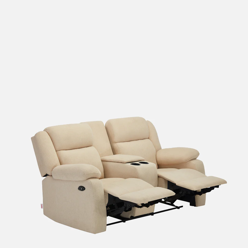 Avalon E Twin Motorized Iconic Beige Recliner - Image 5