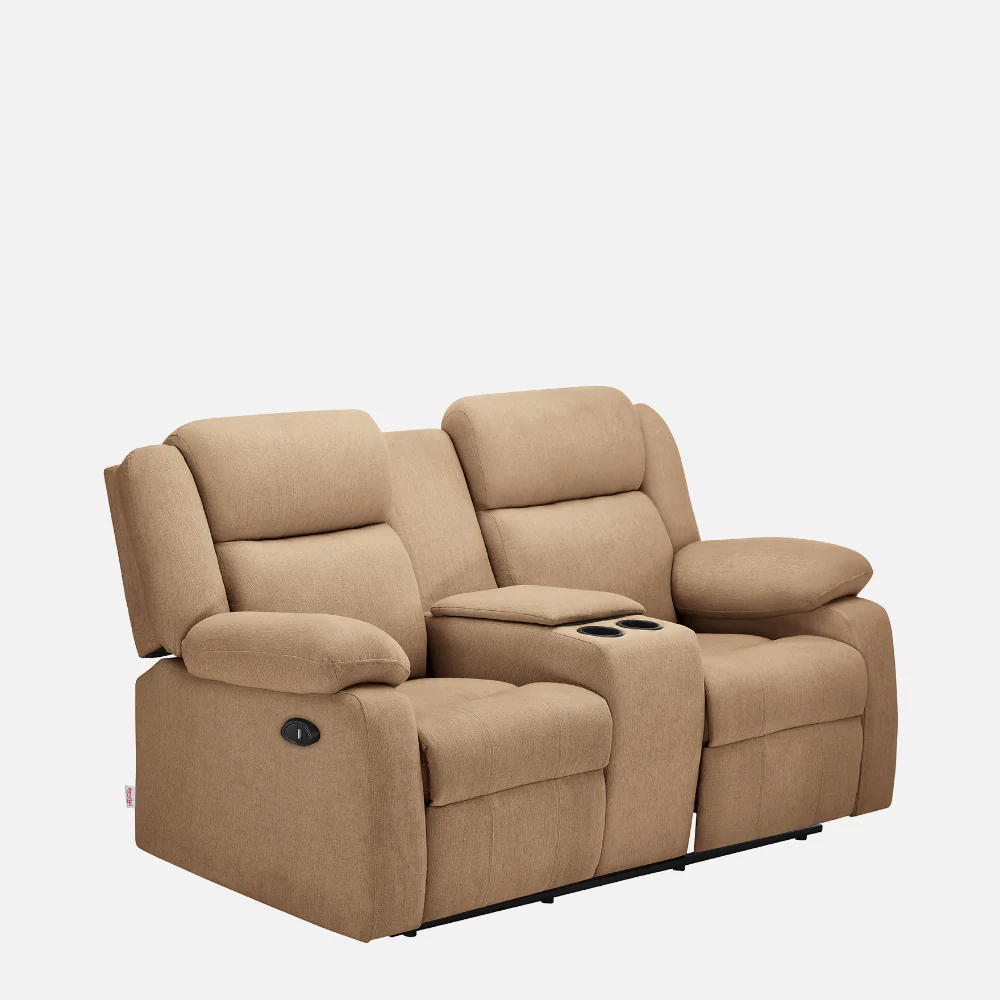 Avalon E Twin Motorized Plaster Brown Recliner - Image 3