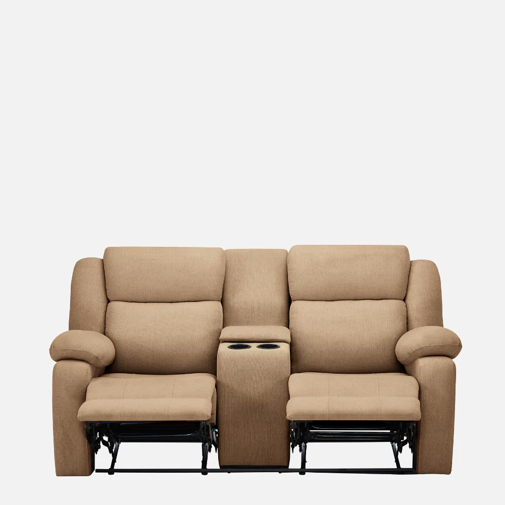 Avalon E Twin Motorized Plaster Brown Recliner - Image 6