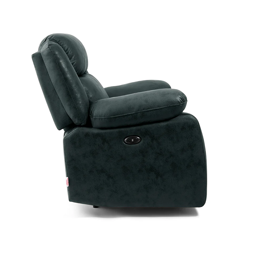 Avalon Midnight Blue Suede Recliner - Image 9