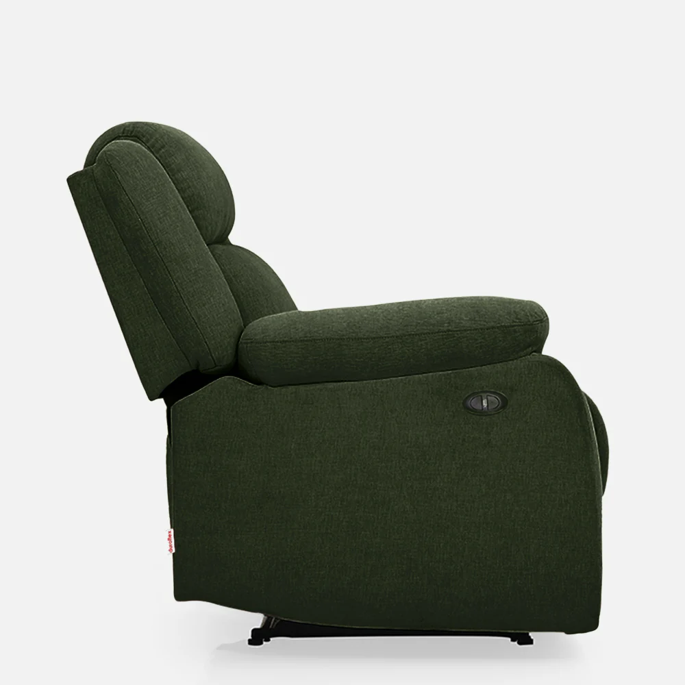 Avalon Motorized Electric Powered Sap Green Fabric Recliner - Image 10