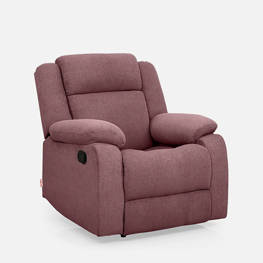 Avalon Pink Fabric Recliner - Image 4