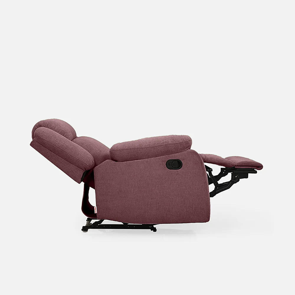 Avalon Pink Fabric Recliner - Image 5