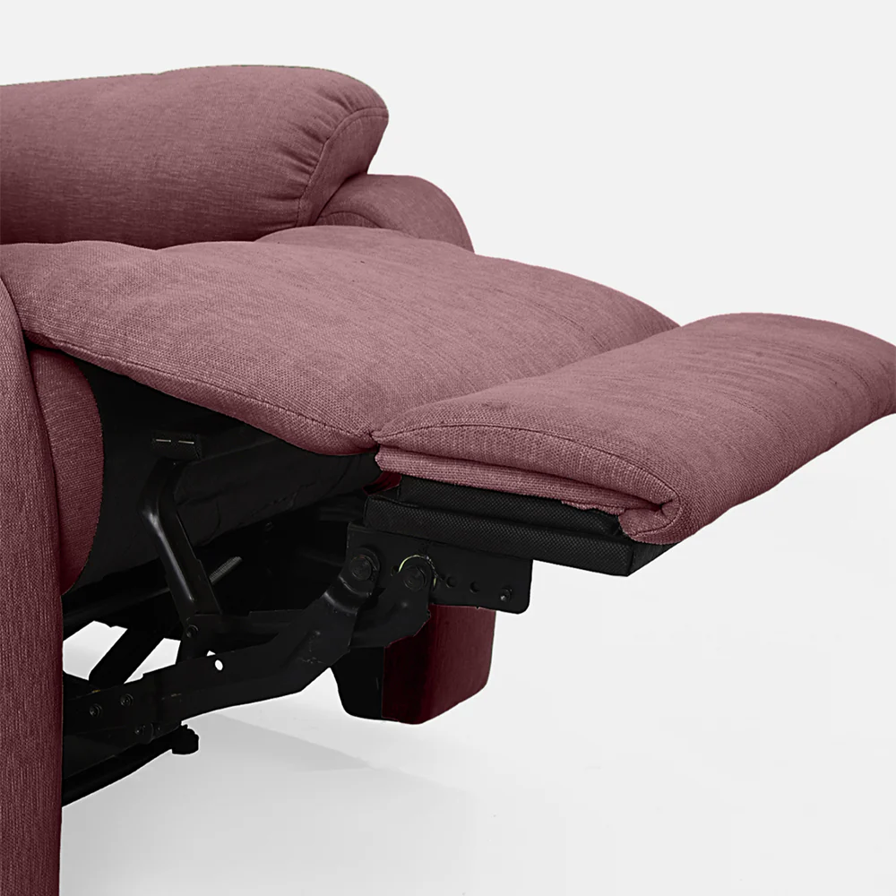 Avalon Pink Fabric Recliner - Image 8