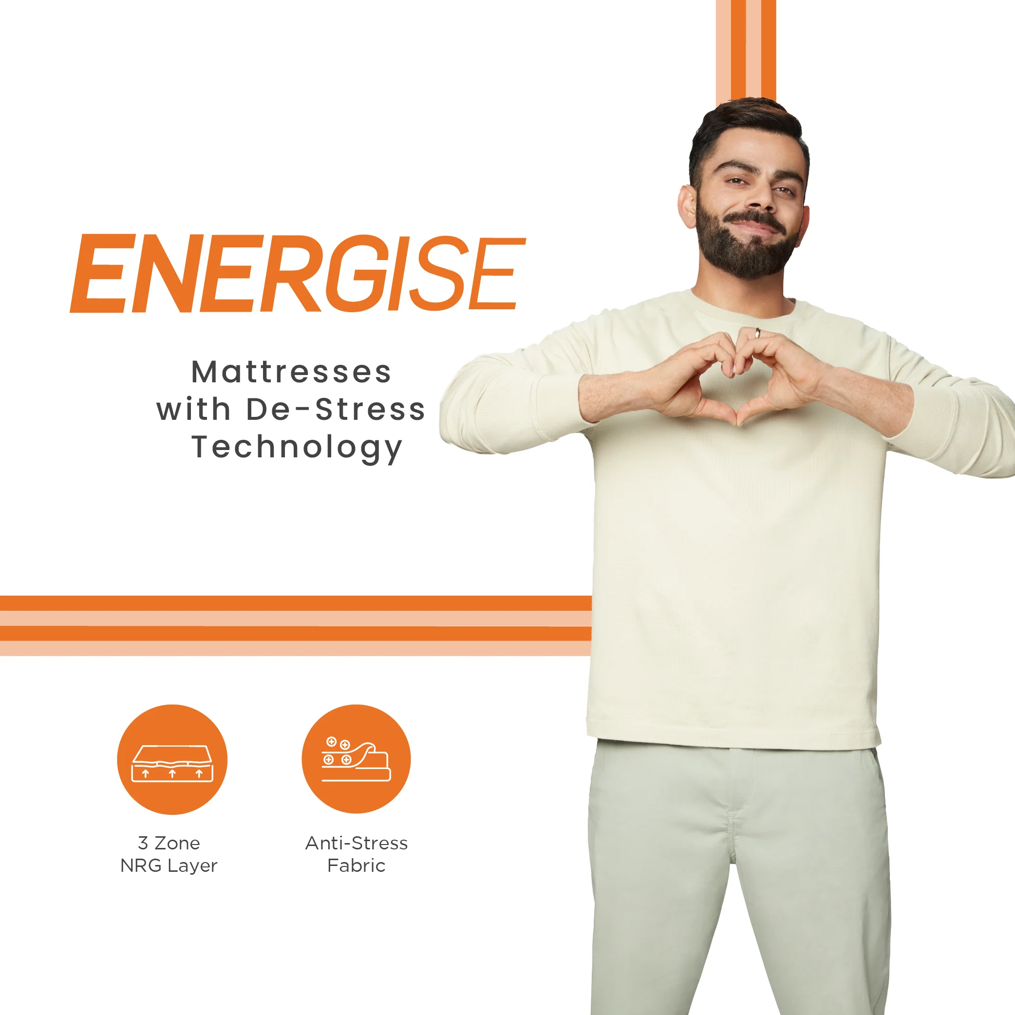 Boltt Plus Arctic Ice Spring Mattress with Euro Top - Image 4