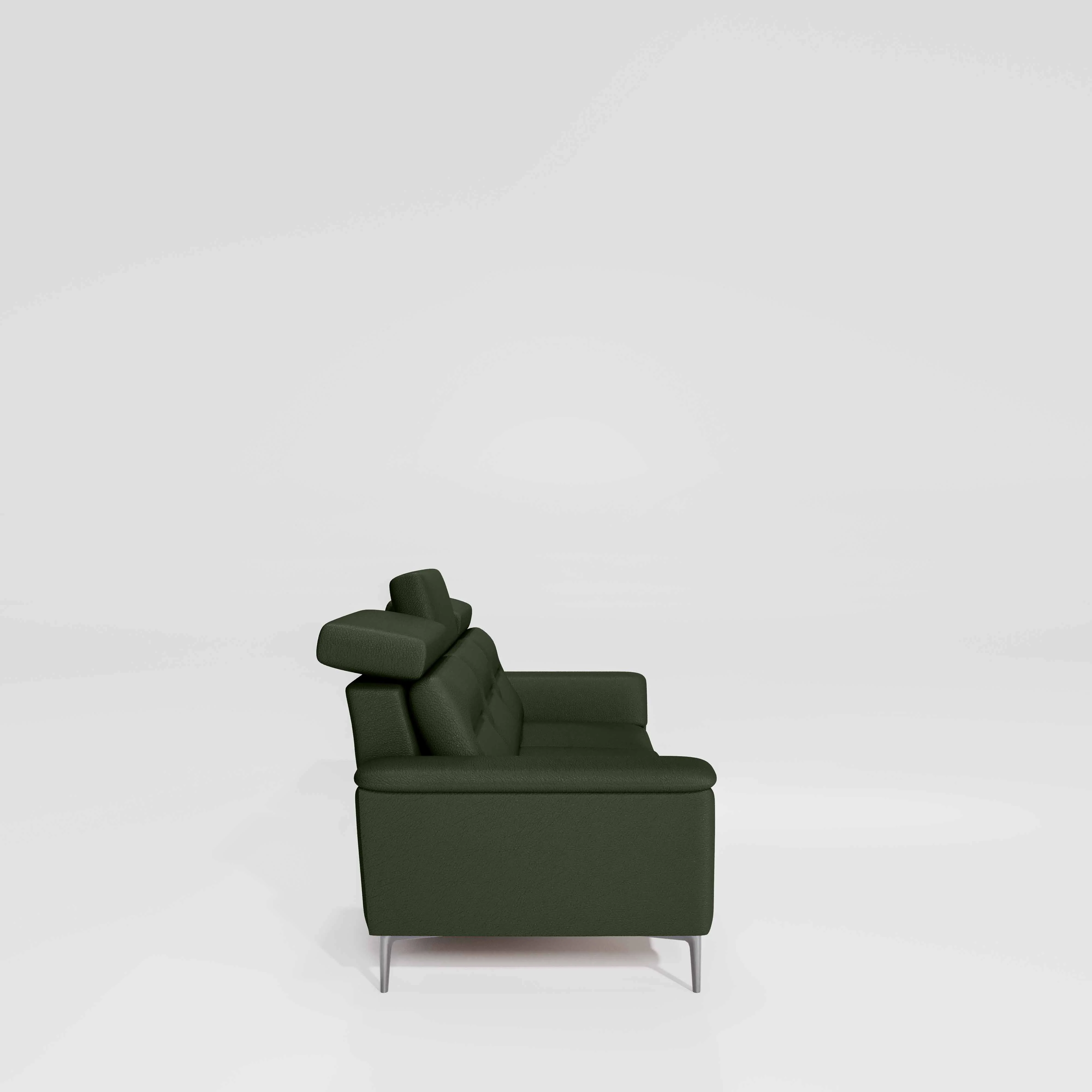 Cresendo 3 Seater Leatherette fabric - Black Forest - Image 5