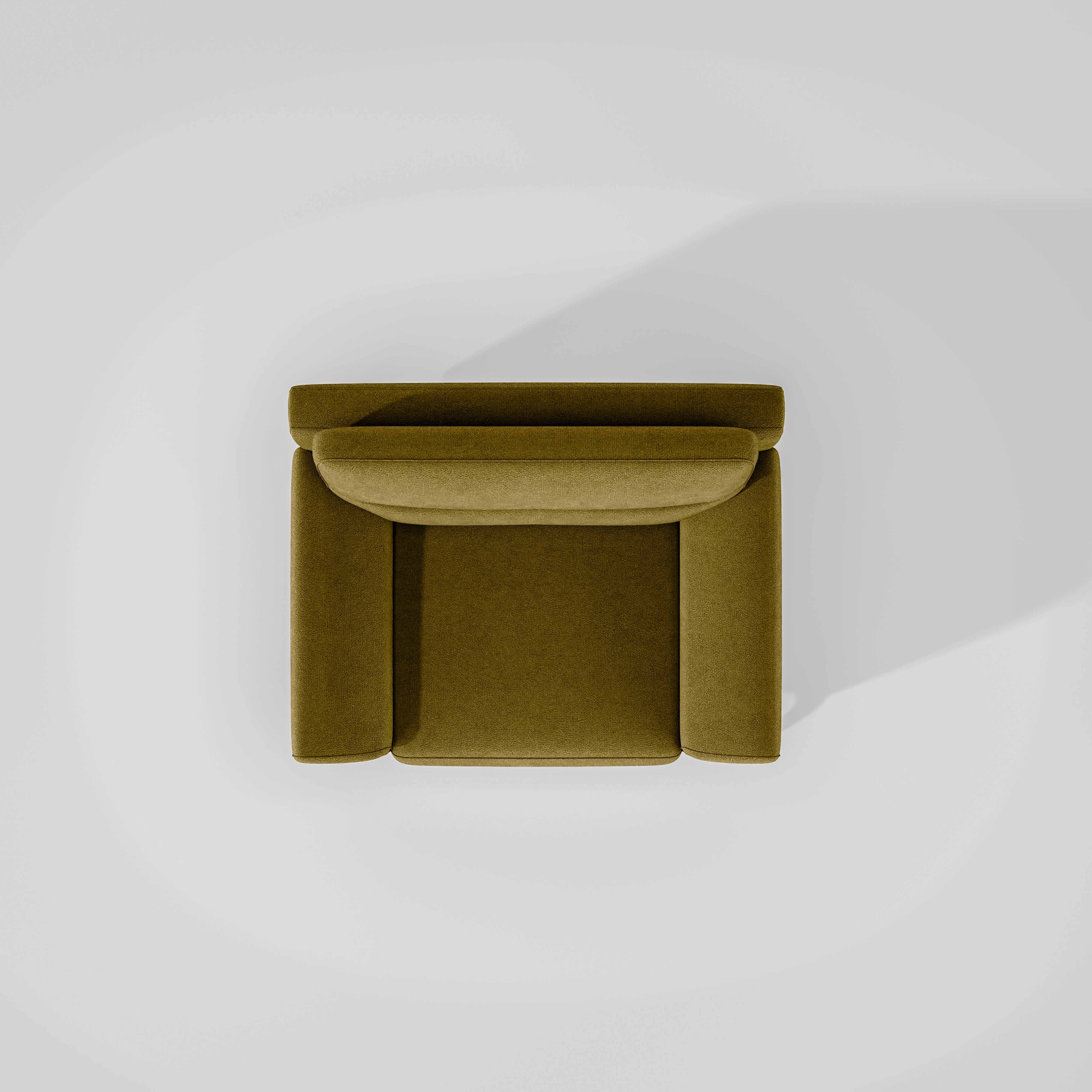 Octave 1 Seater Seater-Water & Stain Repellent Fabric - Honey - Image 6