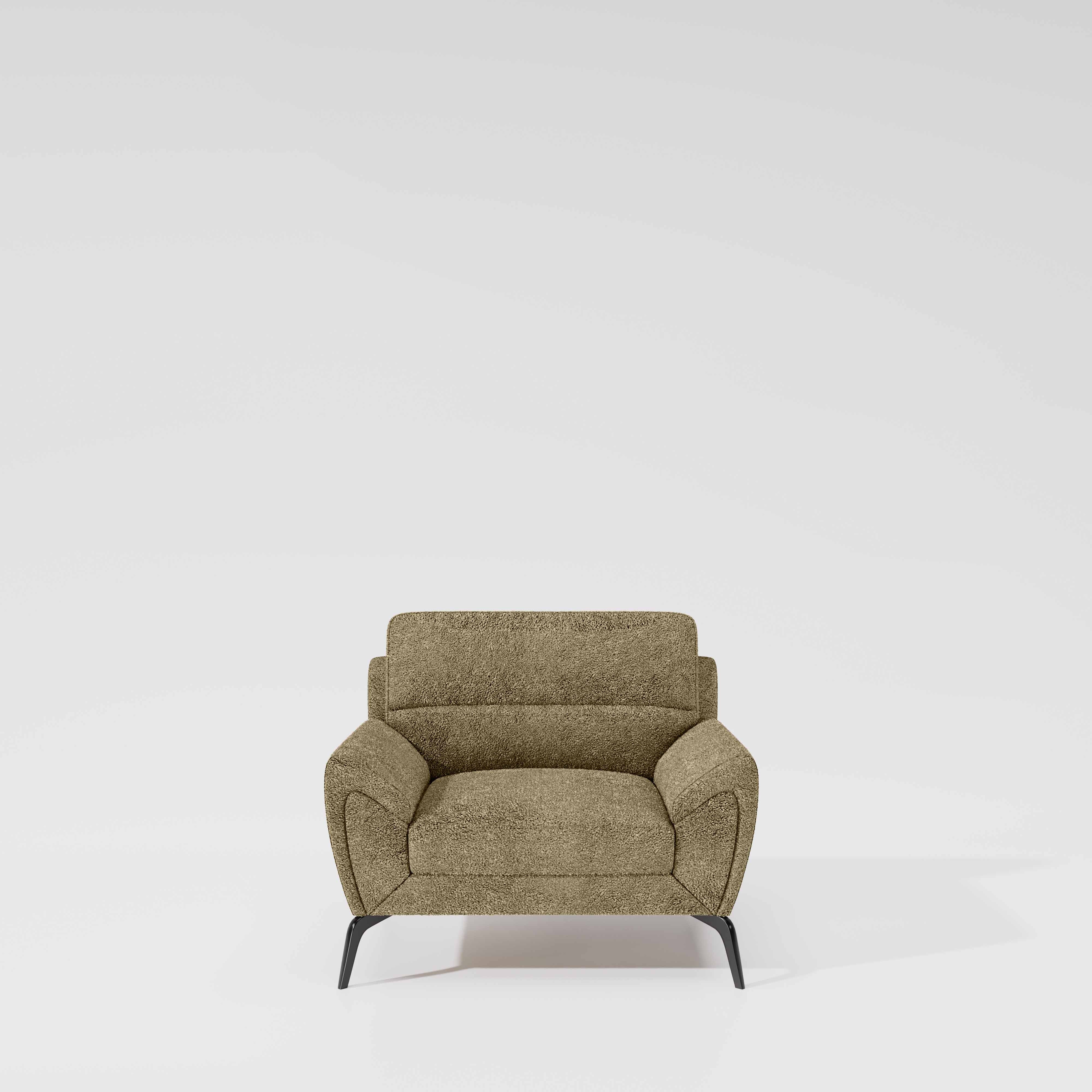 Octave 1 Seater Seater-Boucle Fabric - Irish cream - Image 2