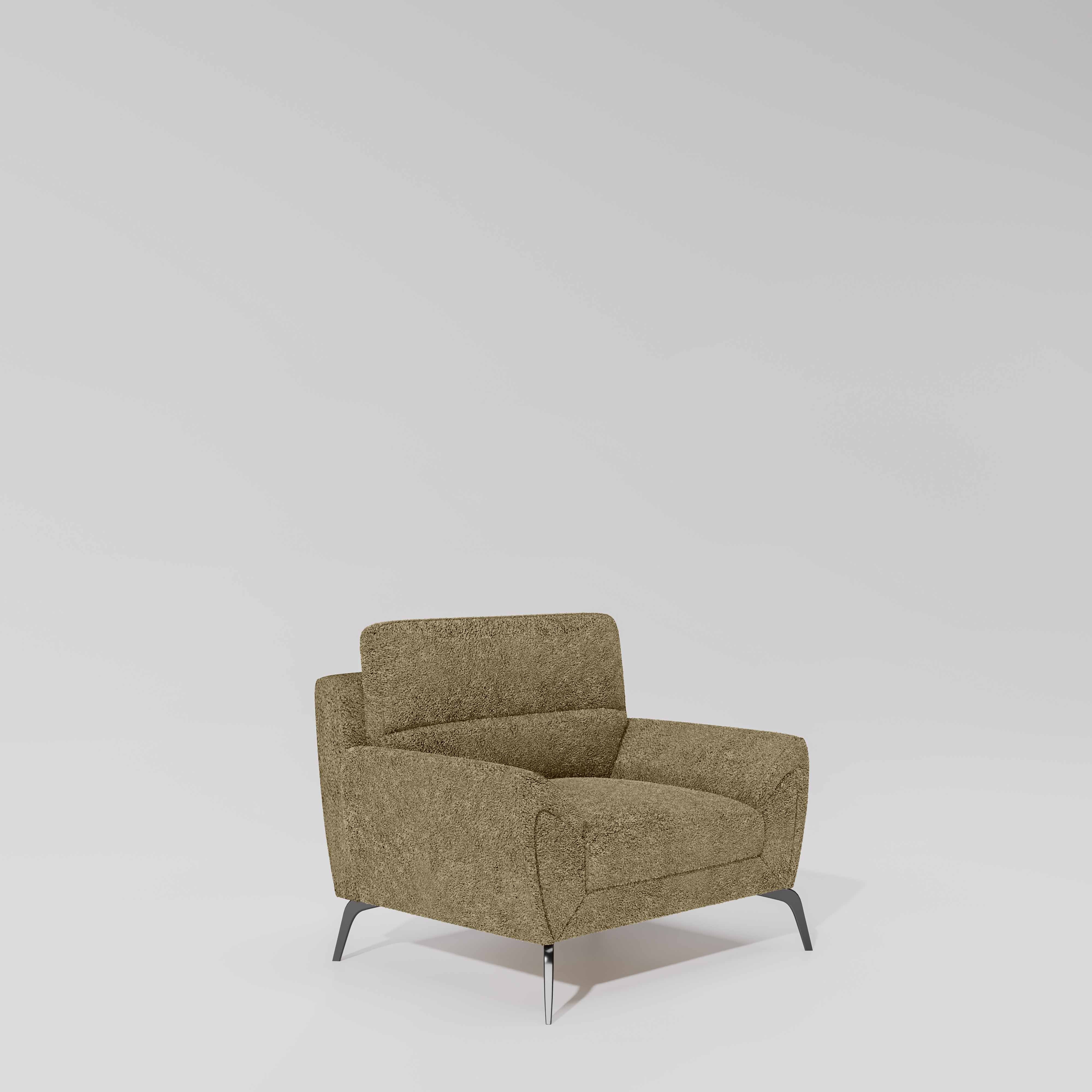 Octave 1 Seater Seater-Boucle Fabric - Irish cream - Image 3