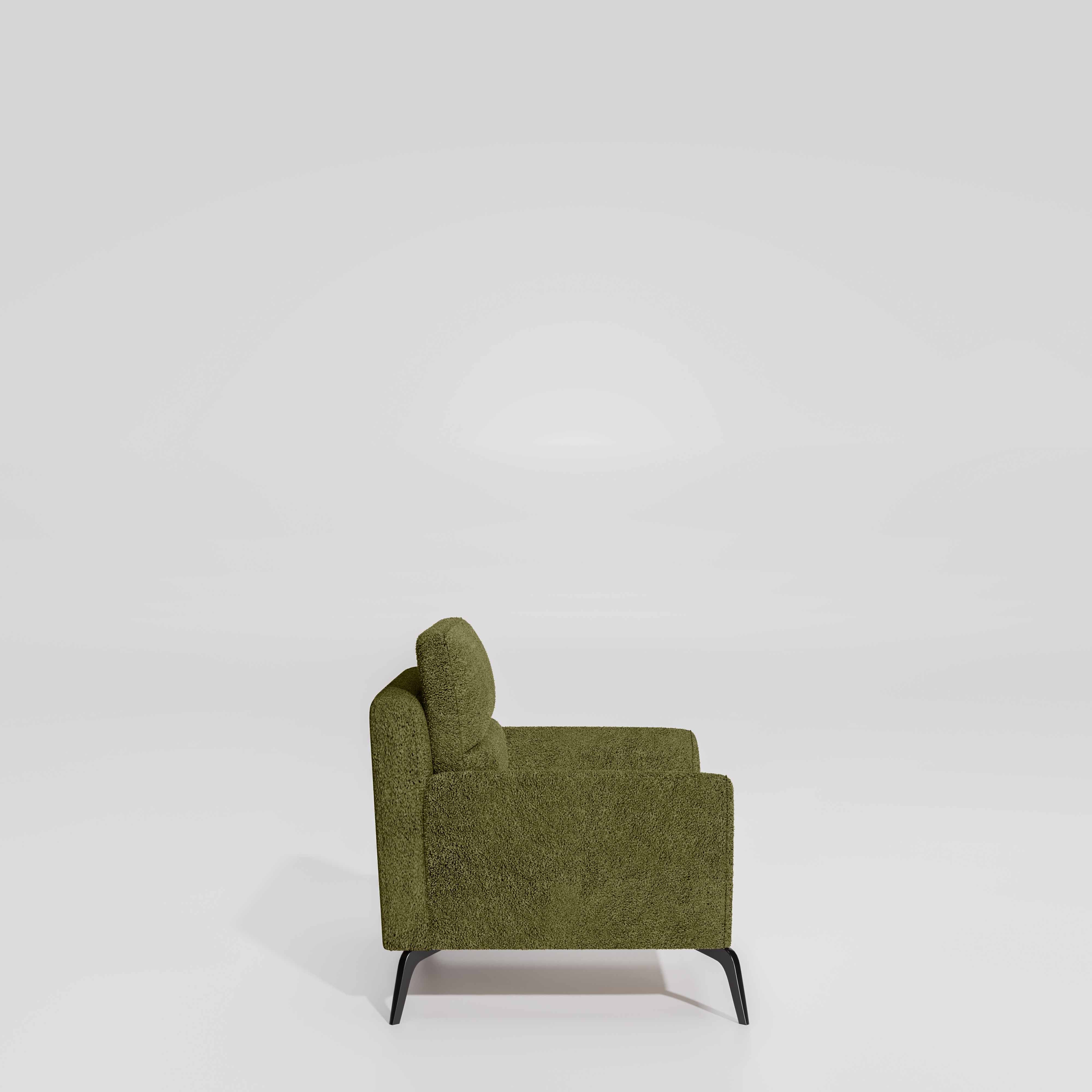 Octave 1 Seater Seater-Boucle Fabric - Dried herb - Image 5