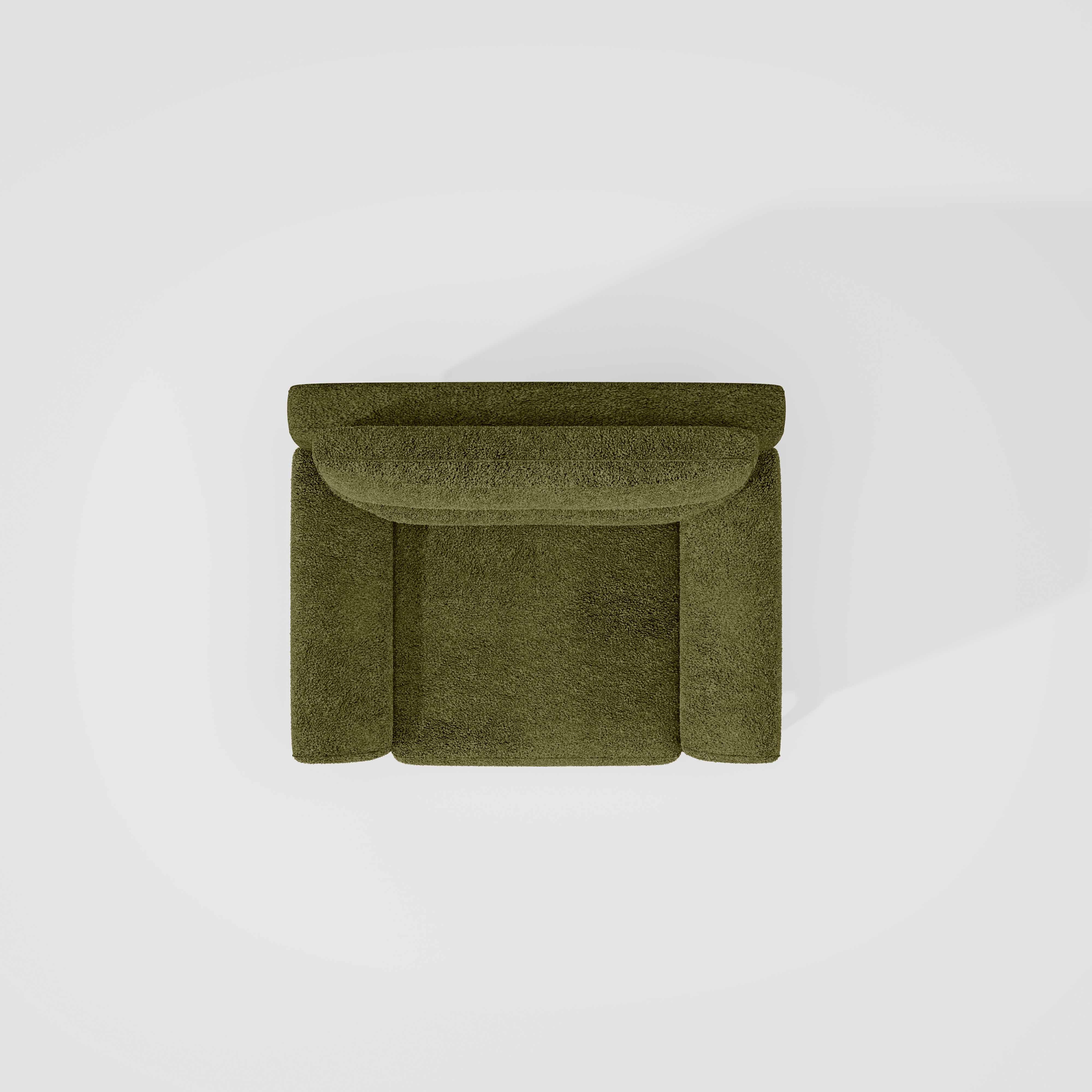 Octave 1 Seater Seater-Boucle Fabric - Dried herb - Image 6