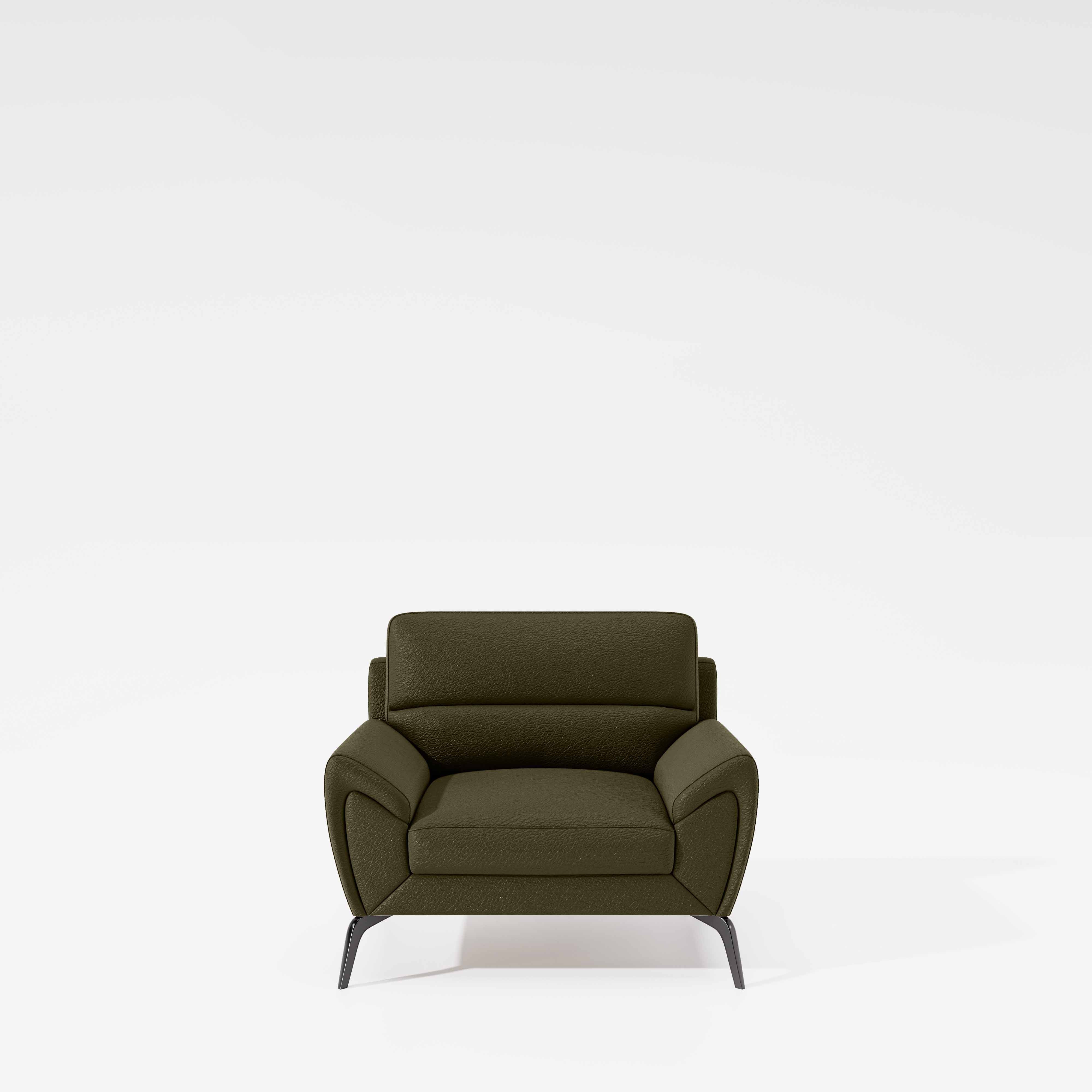 Octave 1 Seater Seater-Suede fabric - Avocado - Image 2