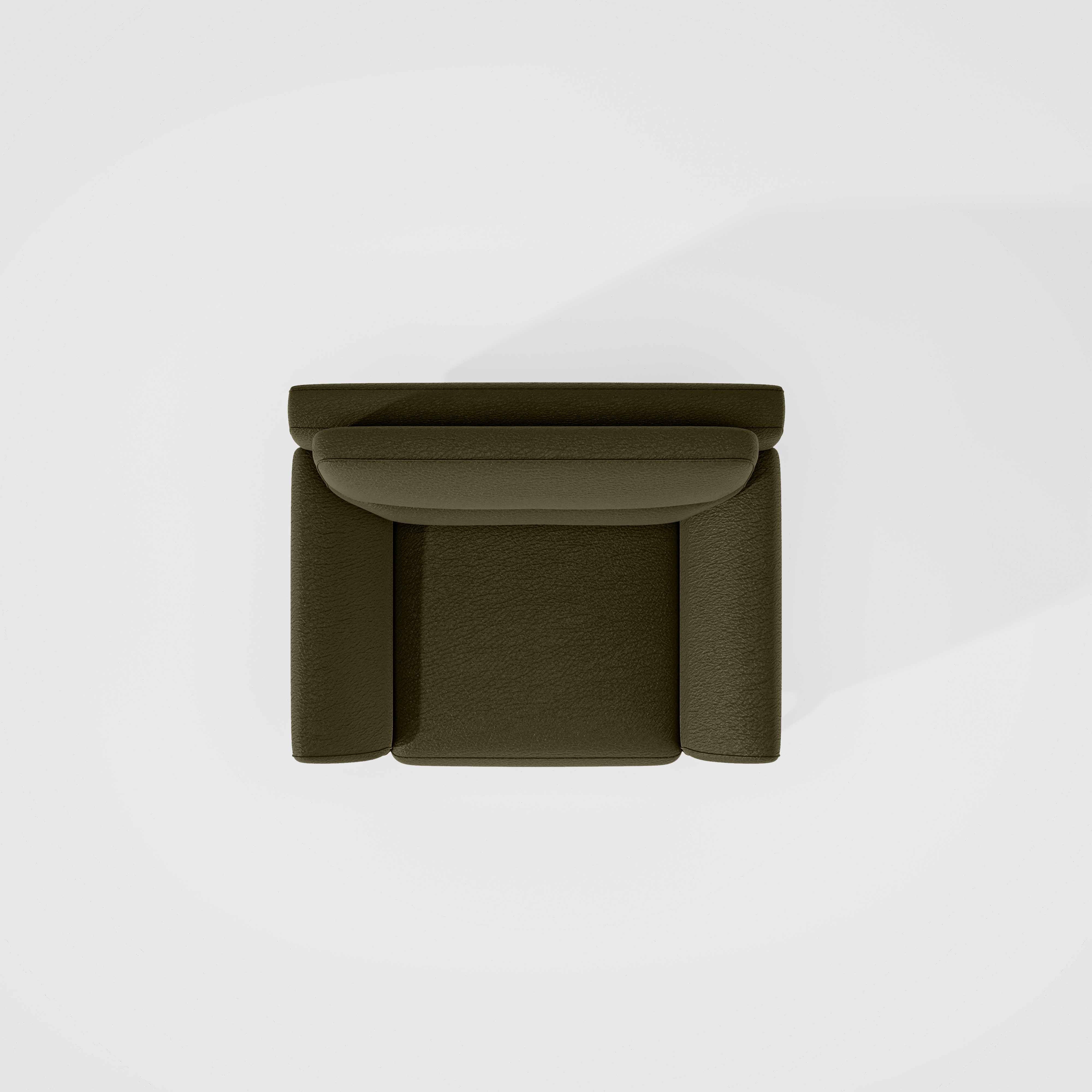 Octave 1 Seater Seater-Suede fabric - Avocado - Image 6