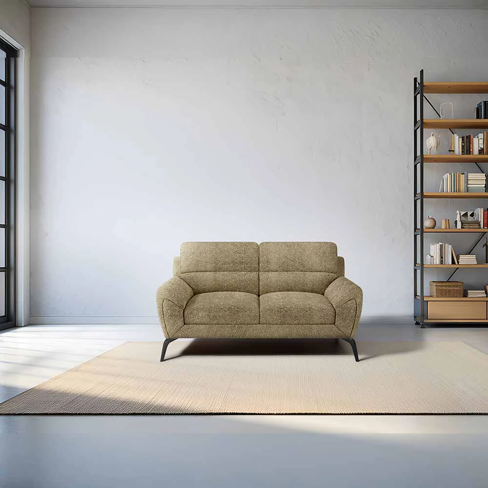 Octave 2 Seater Boucle Fabric - Irish cream