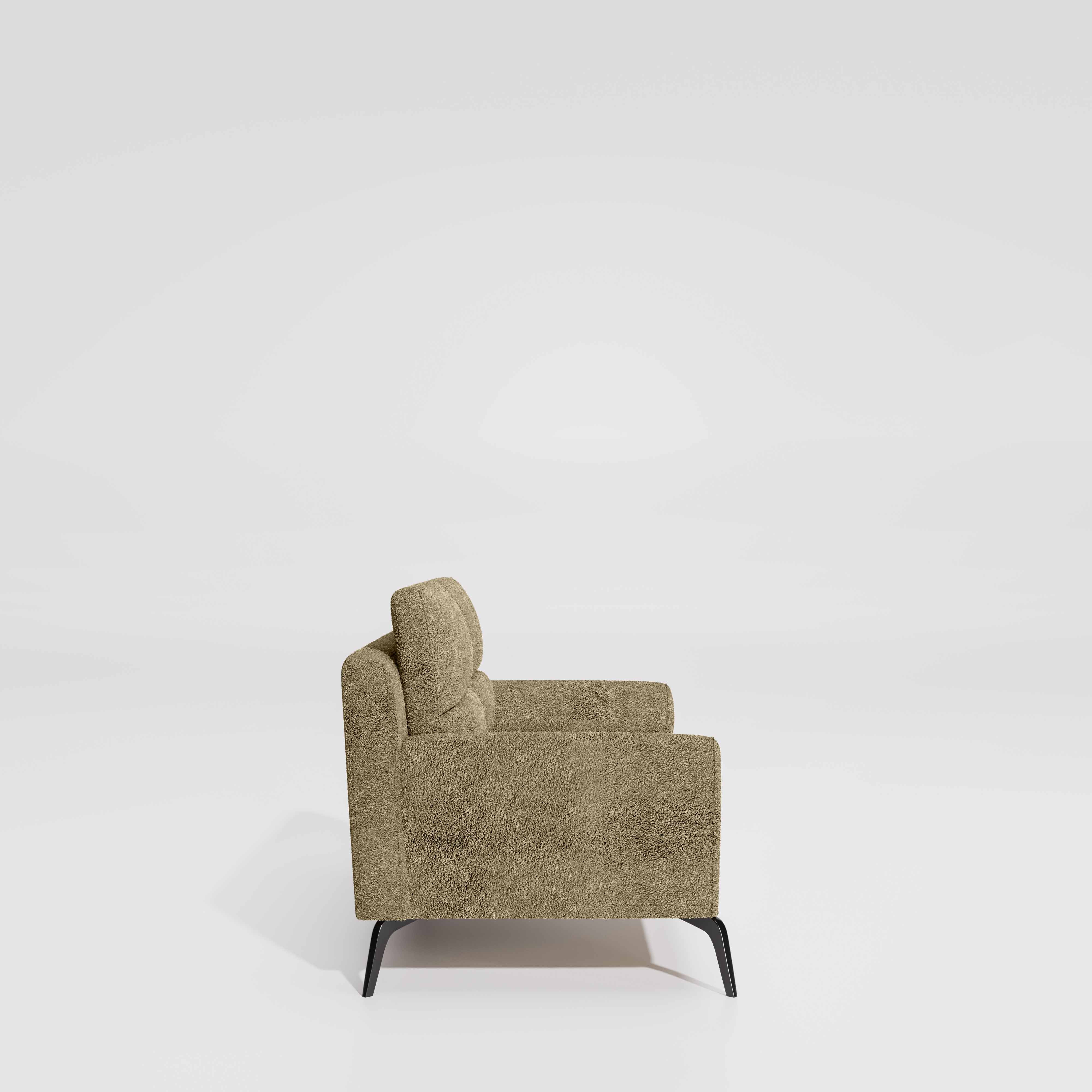 Octave 2 Seater Boucle Fabric - Irish cream - Image 5
