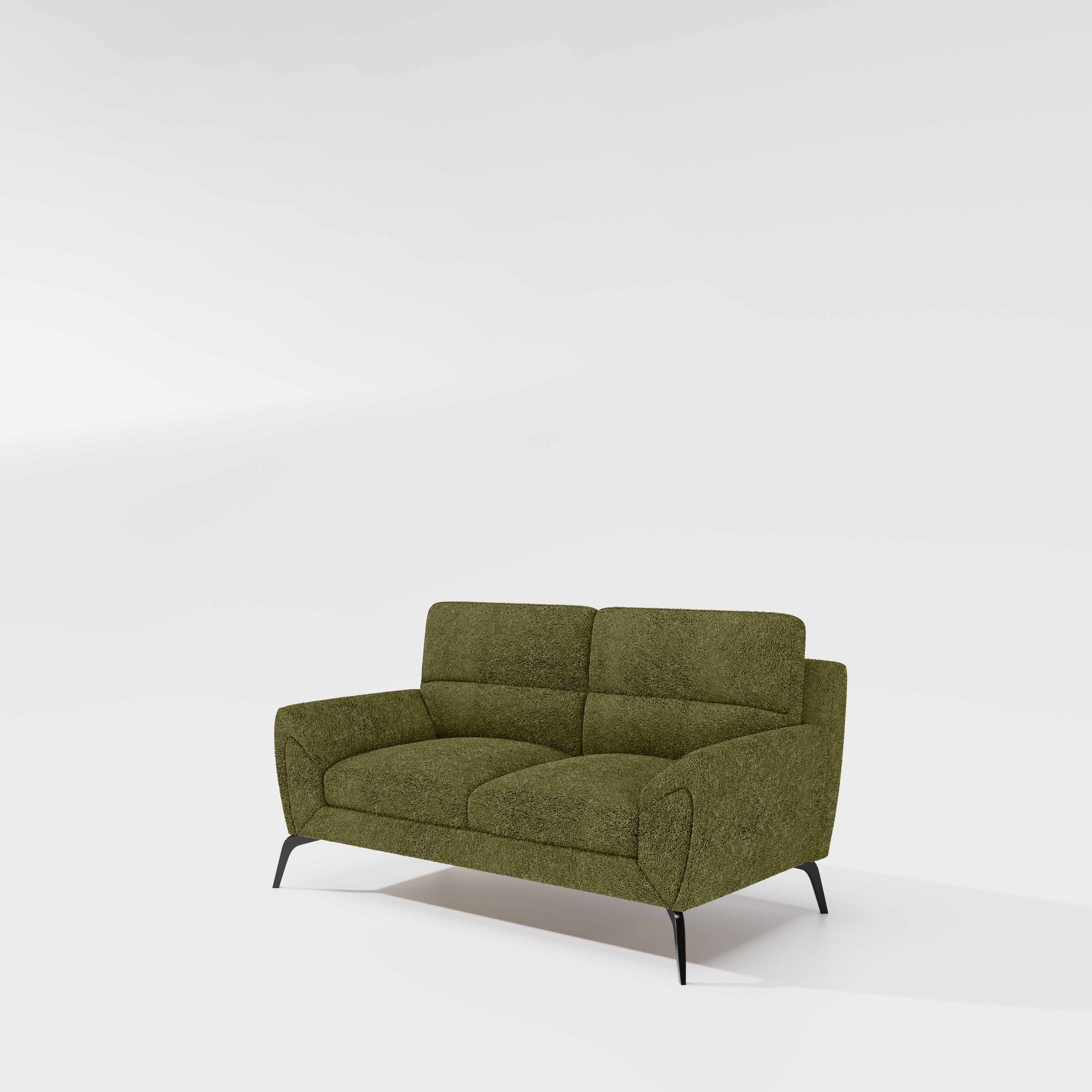 Octave 2 Seater Boucle Fabric - Dried herb - Image 4