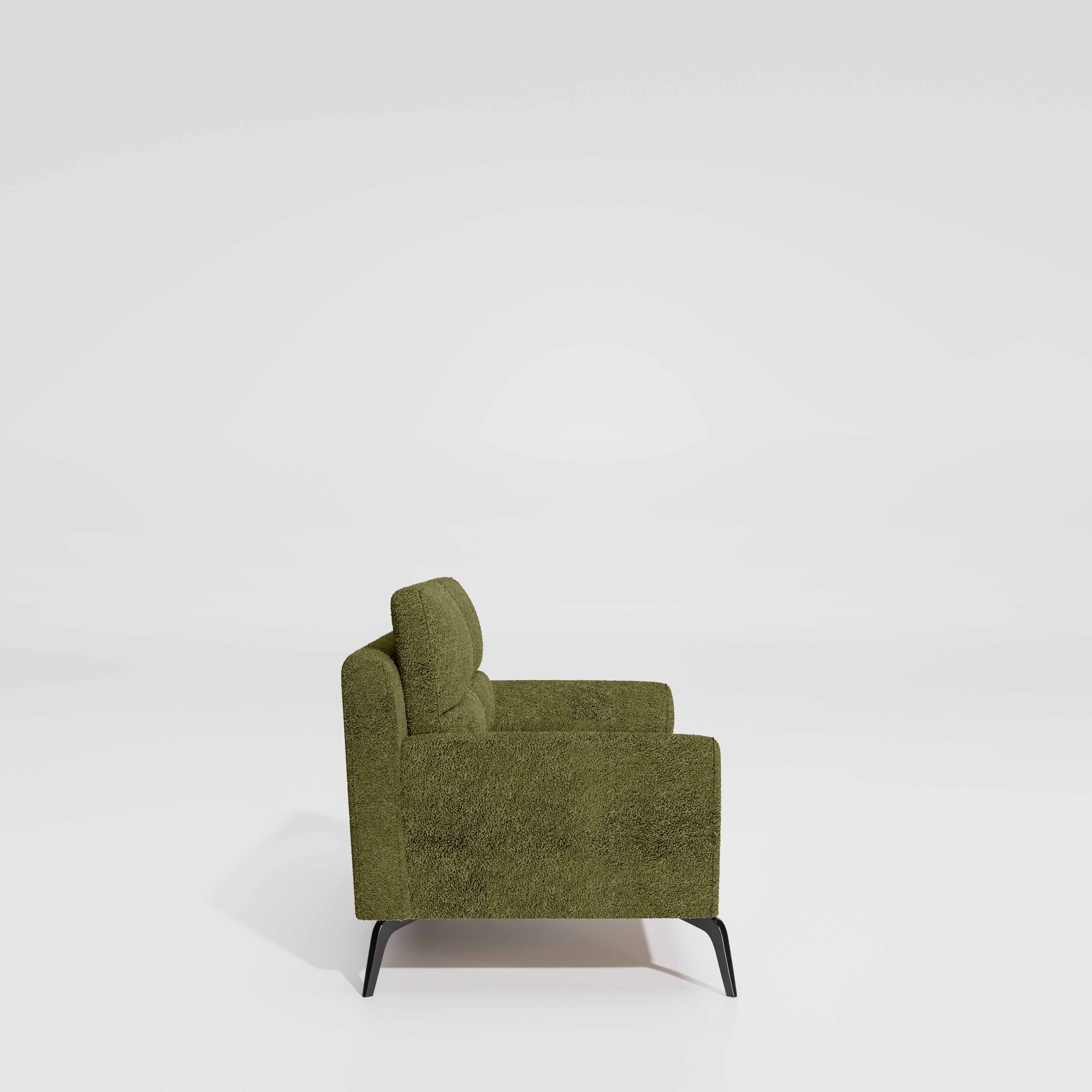 Octave 2 Seater Boucle Fabric - Dried herb - Image 5