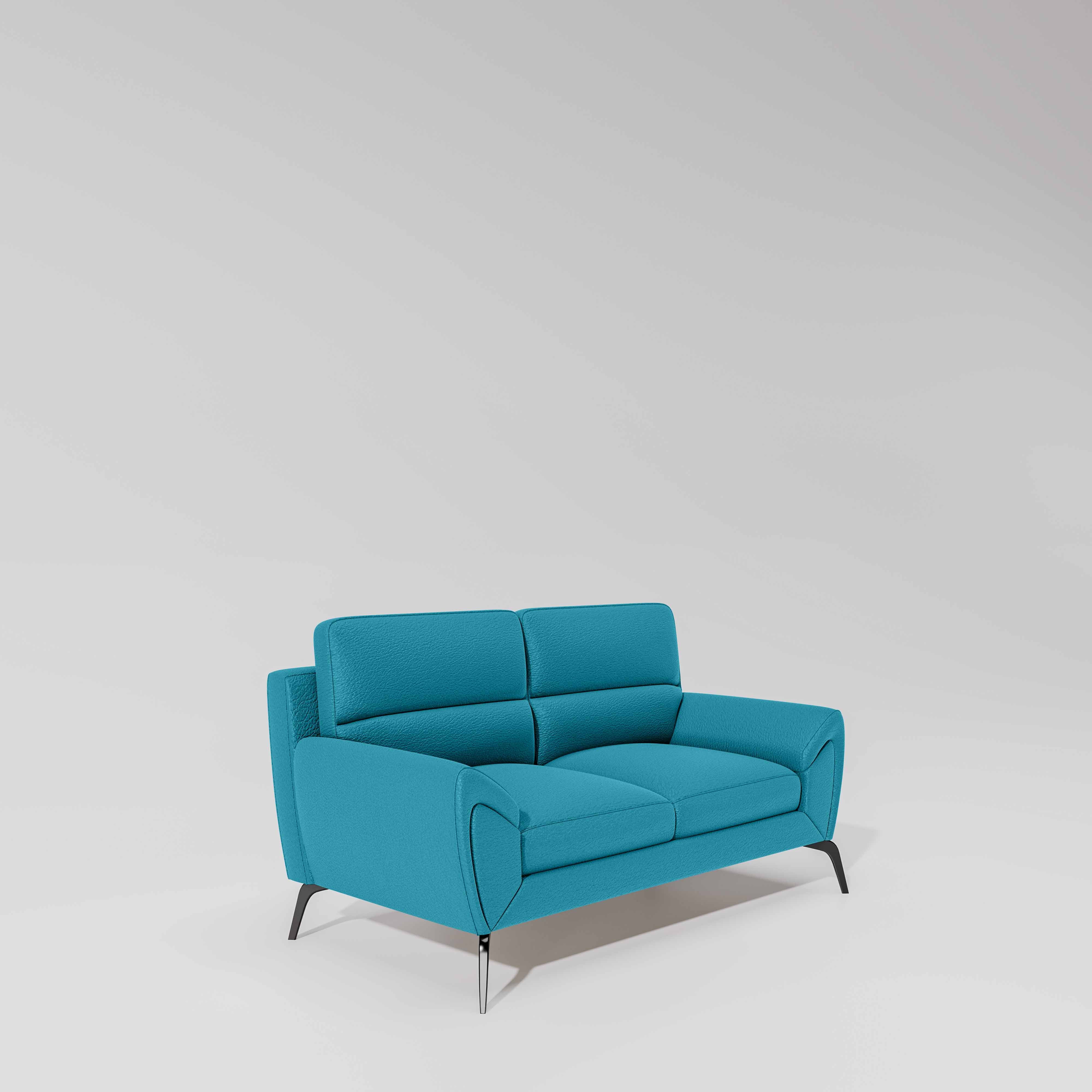 Octave 2 Seater Suede Fabric - Celestial blue - Image 3