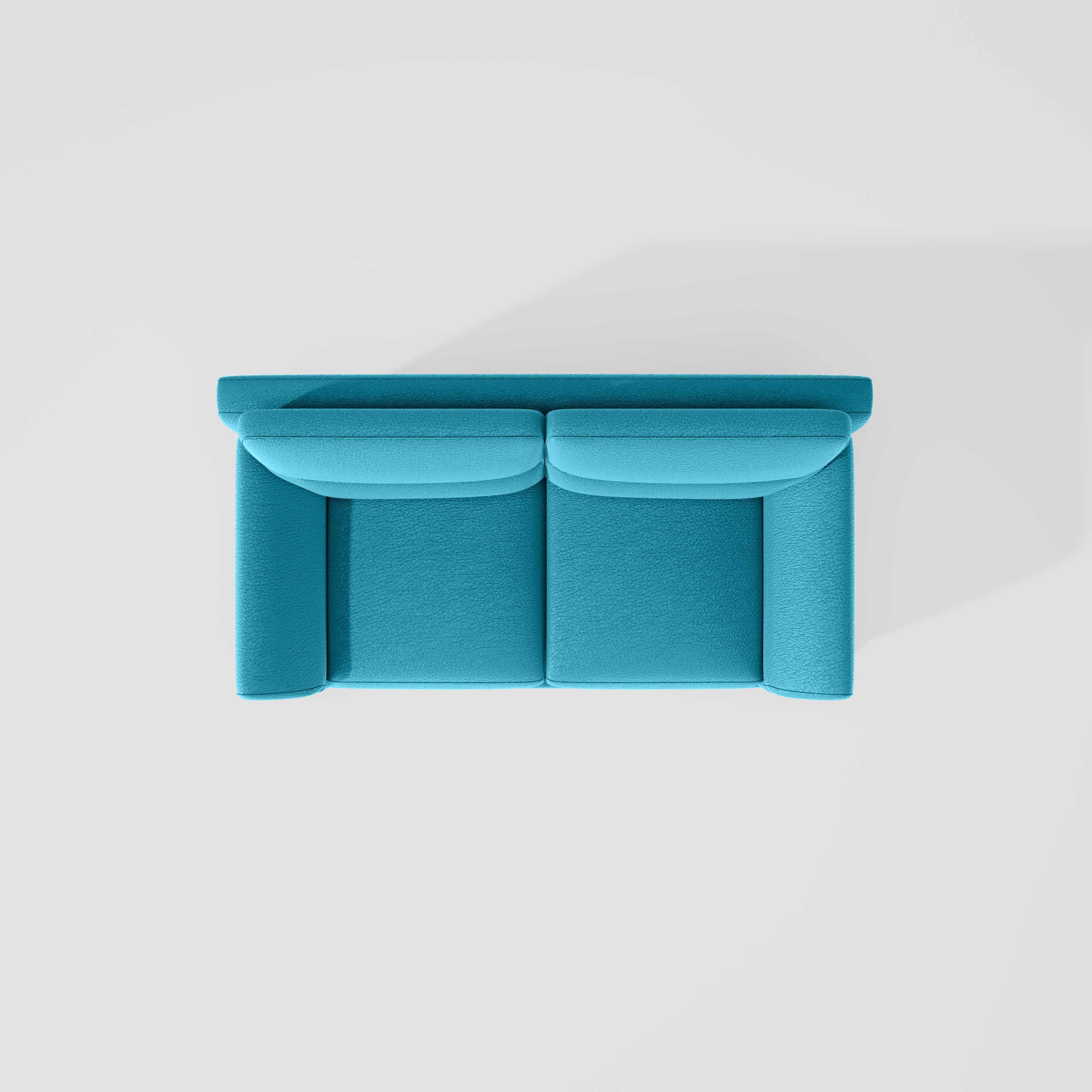 Octave 2 Seater Suede Fabric - Celestial blue - Image 6