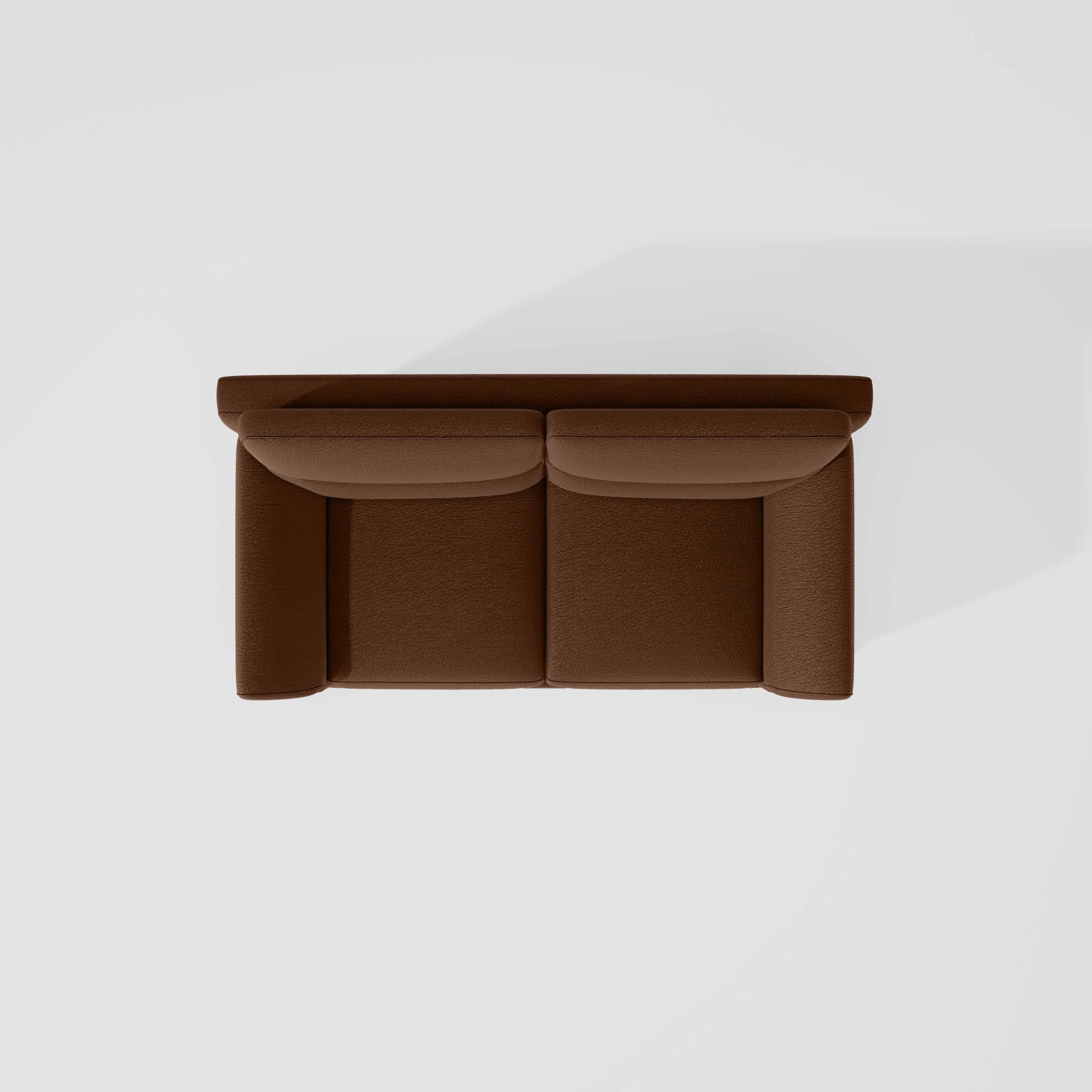 Octave 2 Seater Suede Fabric - Cappuccino - Image 6