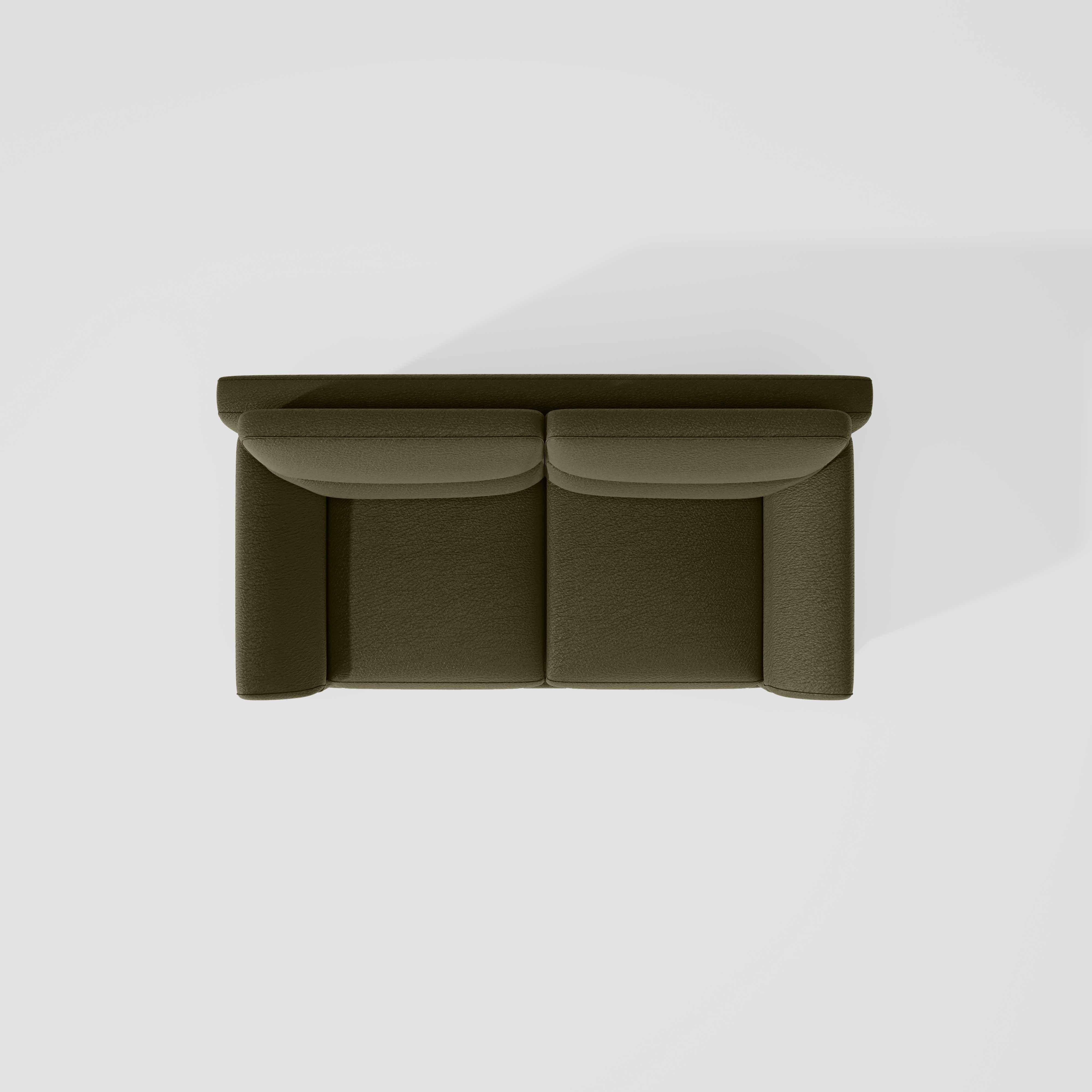 Octave 2 Seater Suede Fabric - Avocado - Image 6