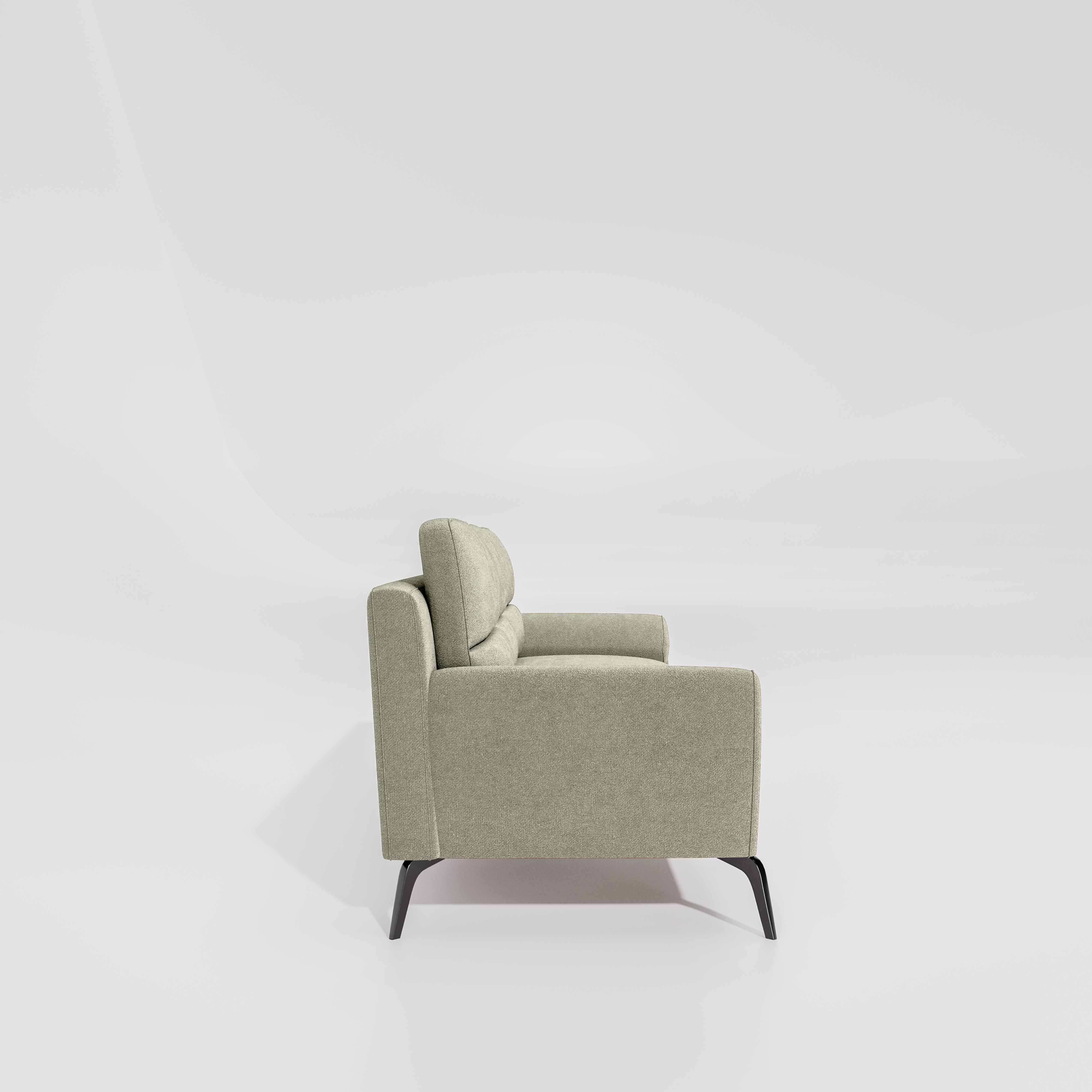 Octave 3 Seater Water & Stain Repellent Fabric - Pistachio shell - Image 6