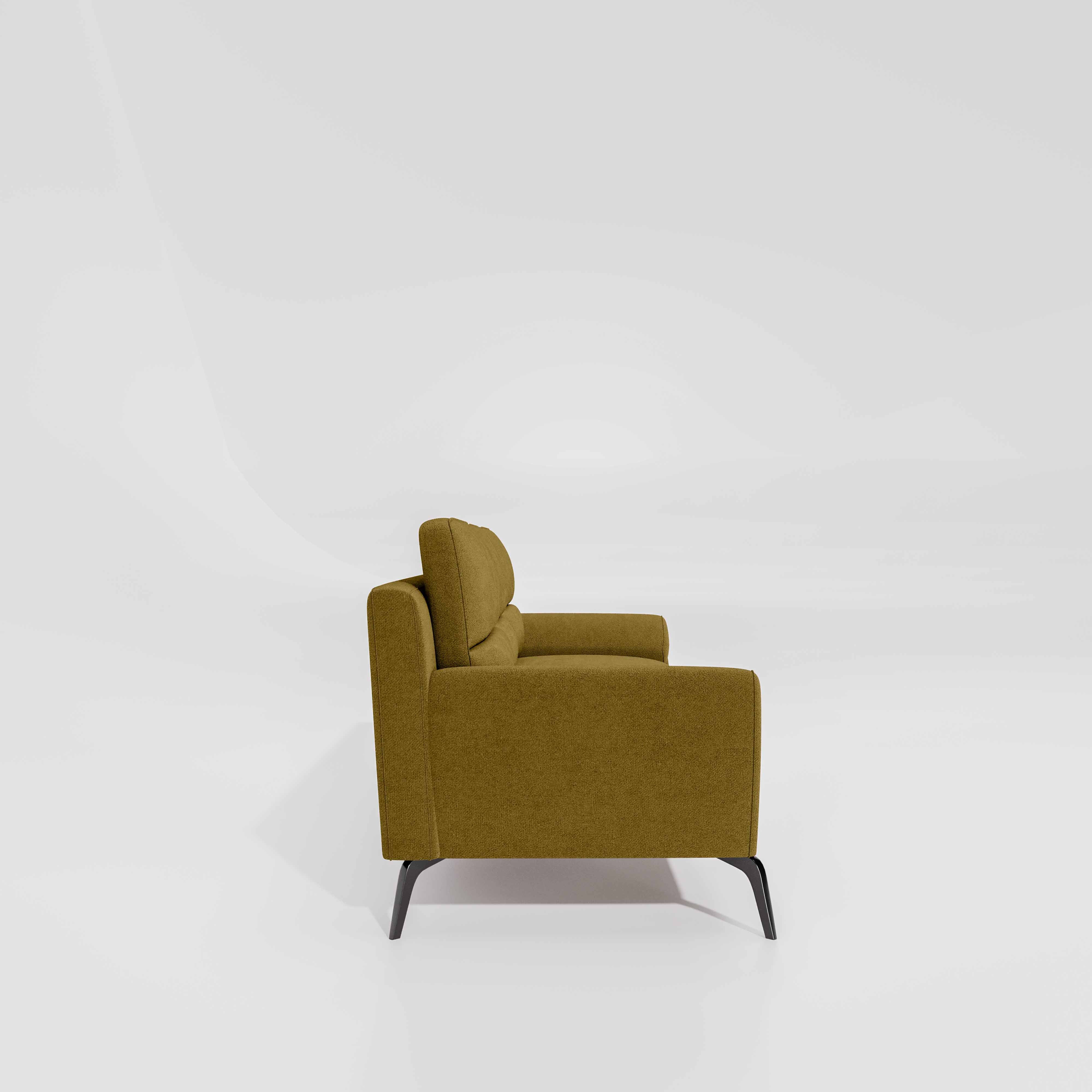 Octave 3 Seater Water & Stain Repellent Fabric - Honey - Image 5