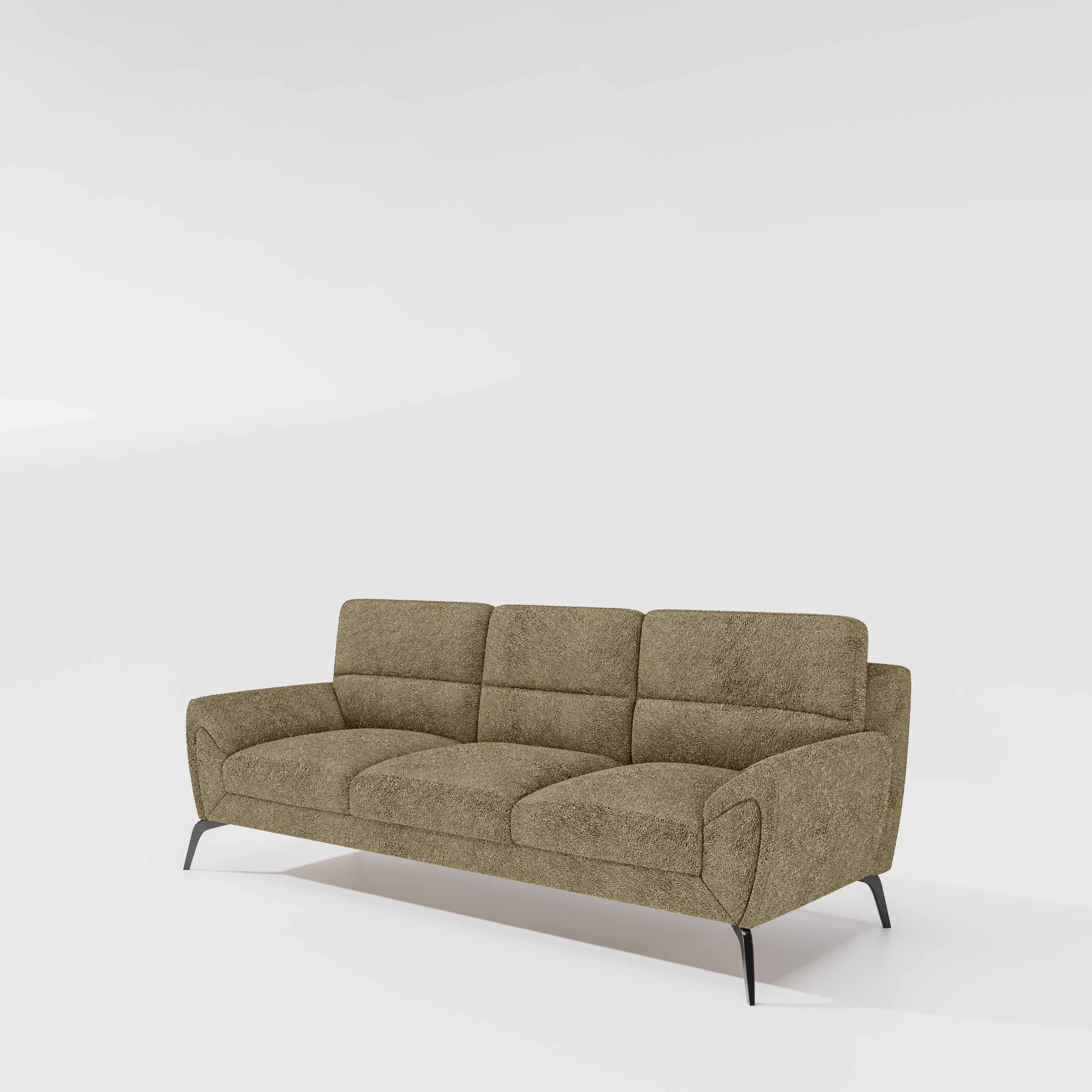 Octave 3 Seater Boucle Fabric - Irish cream - Image 4