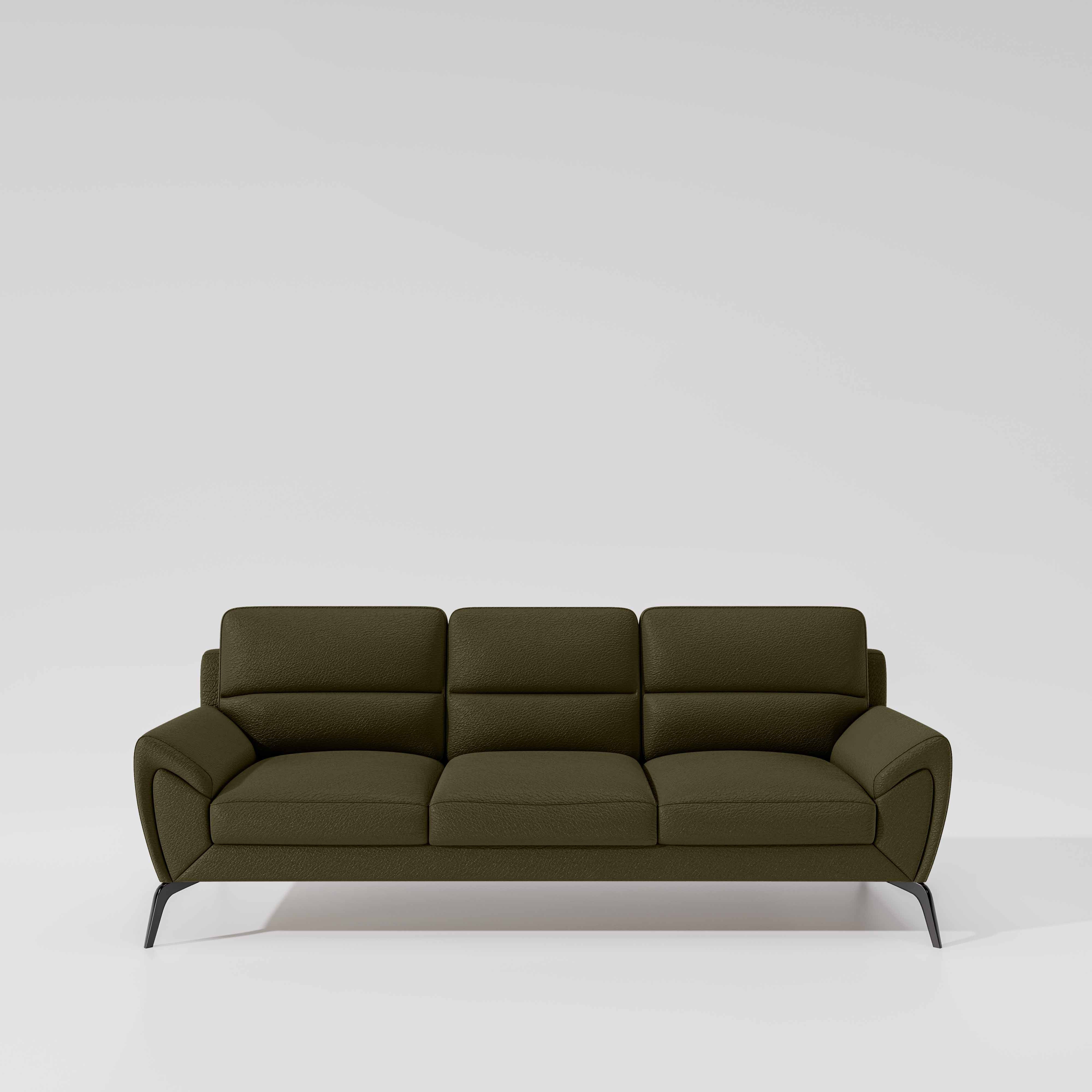 Octave 3 Seater Suede fabric - Avocado - Image 2
