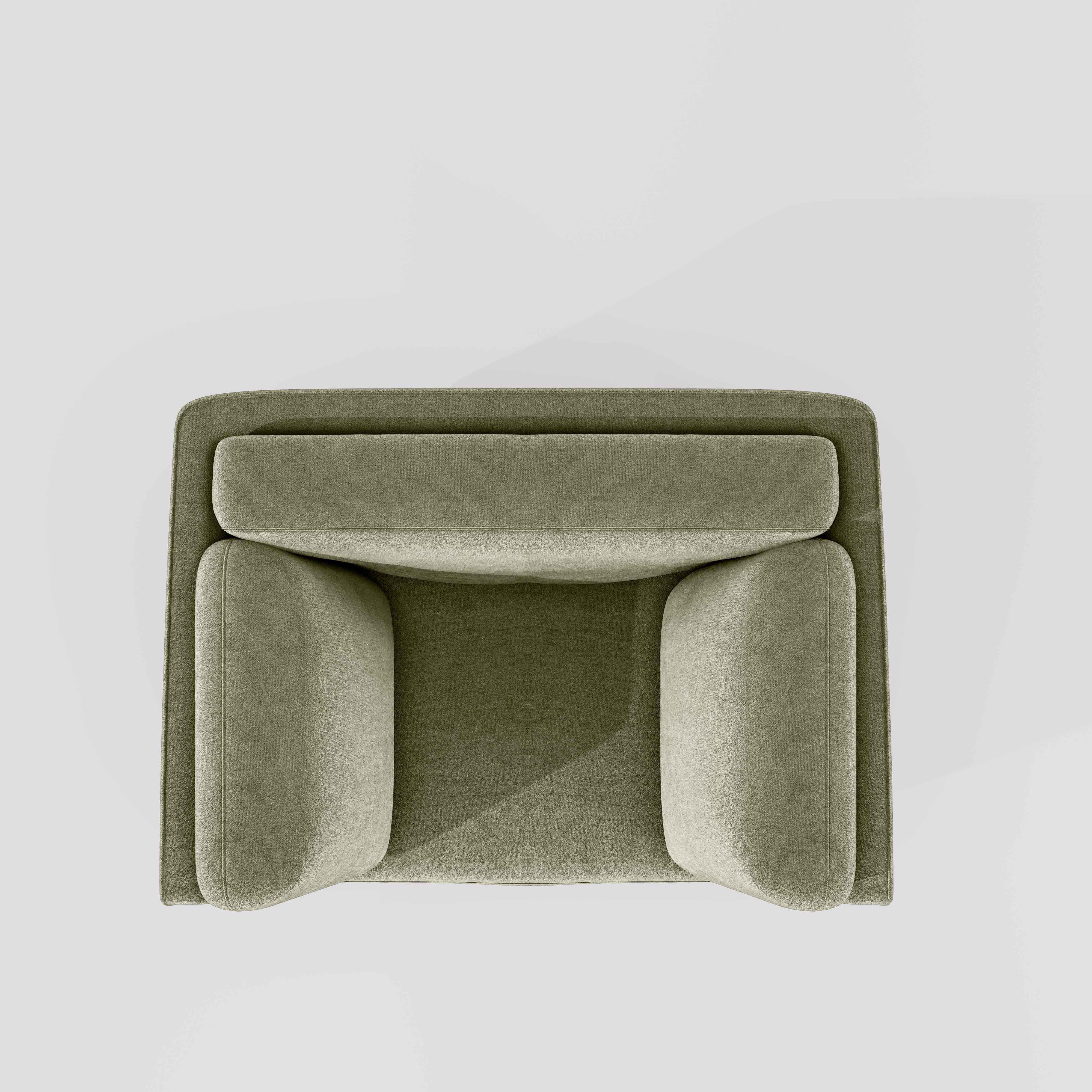 Symphony 1 Seater Water & Stain Repellent Fabric - Pistachio Shell - Image 6