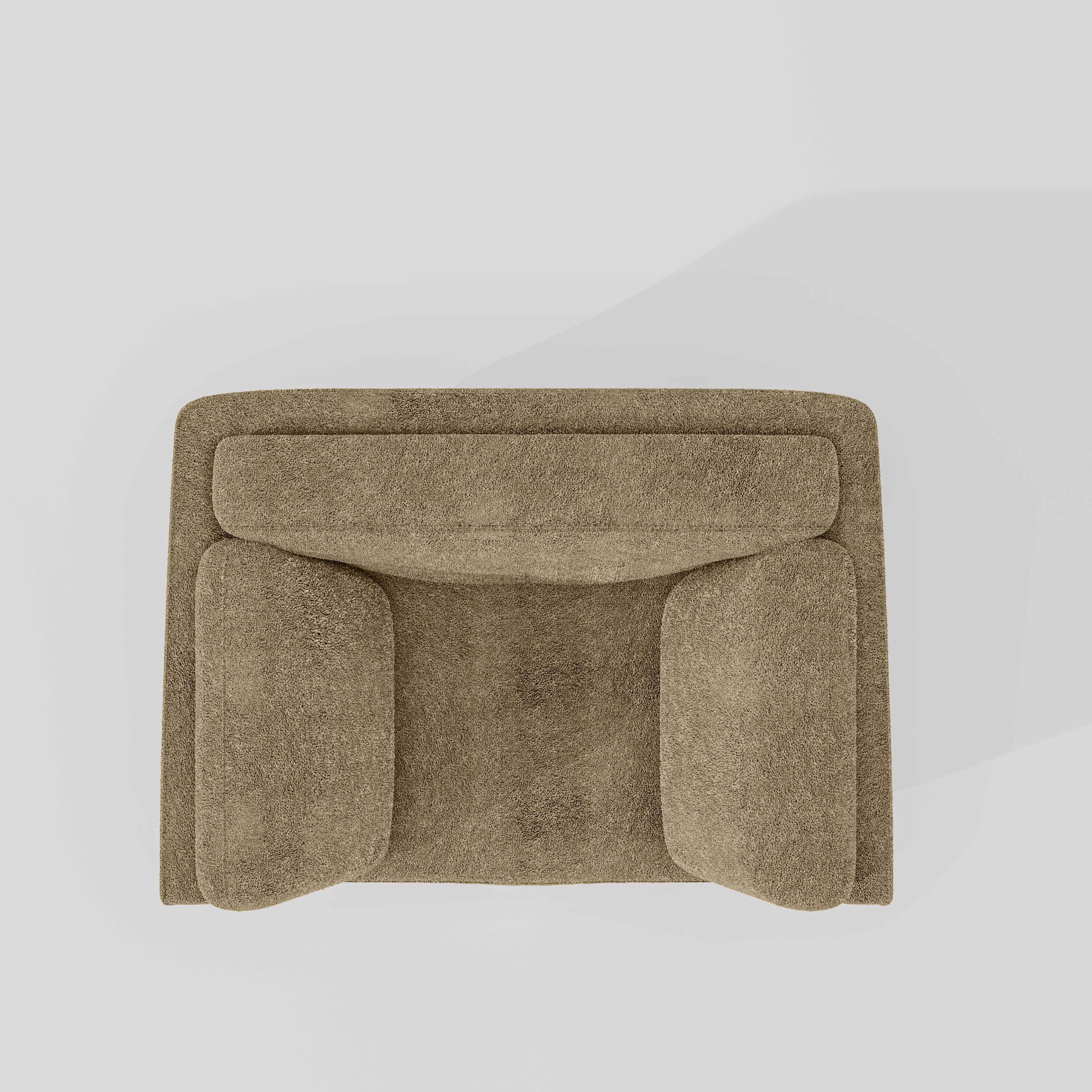 Symphony 1 Seater Boucle Fabric - Irish Cream - Image 6