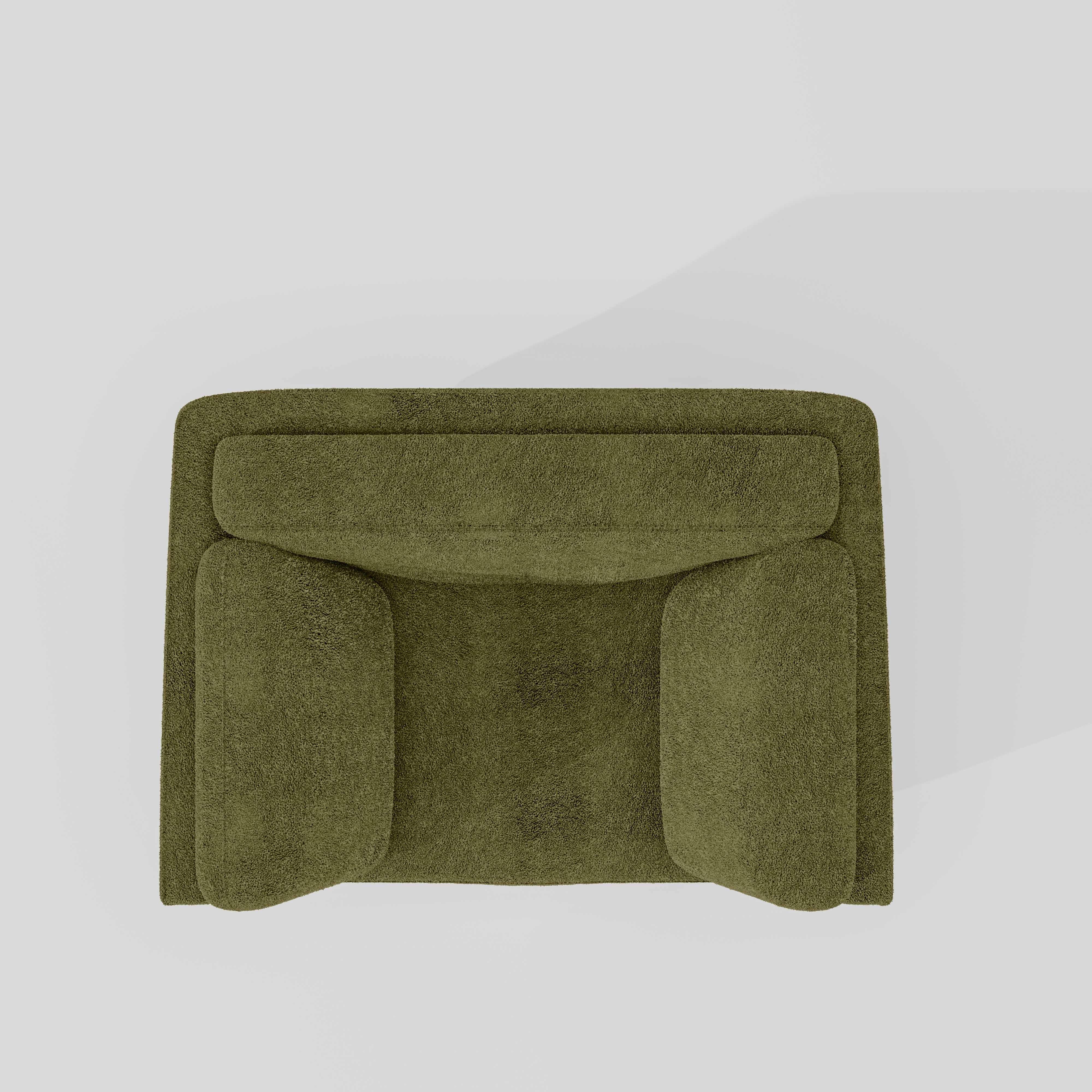 Symphony 1 Seater Boucle Fabric - Dried Herb - Image 6