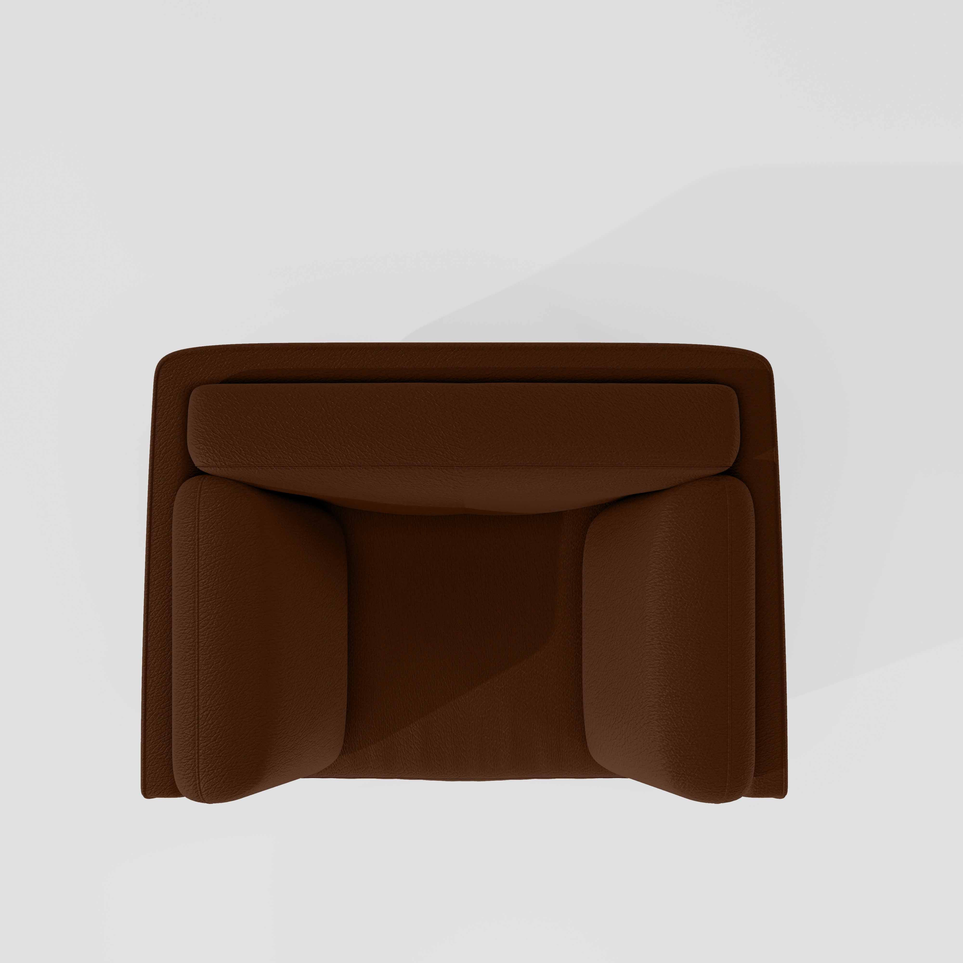 Symphony 1 Seater Suede fabric - Cappuccino - Image 6