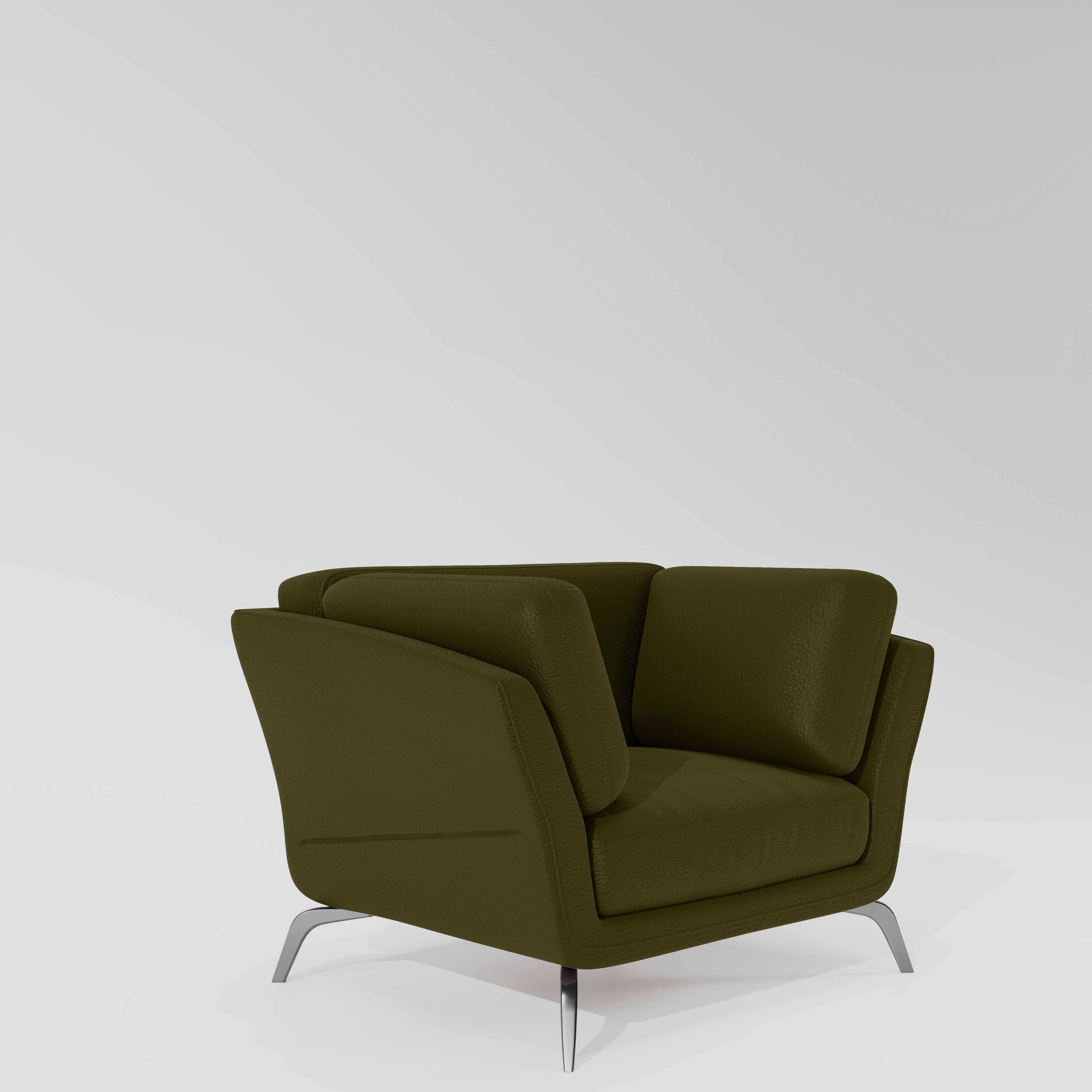 Symphony 1 Seater Suede fabric - Avocado - Image 3