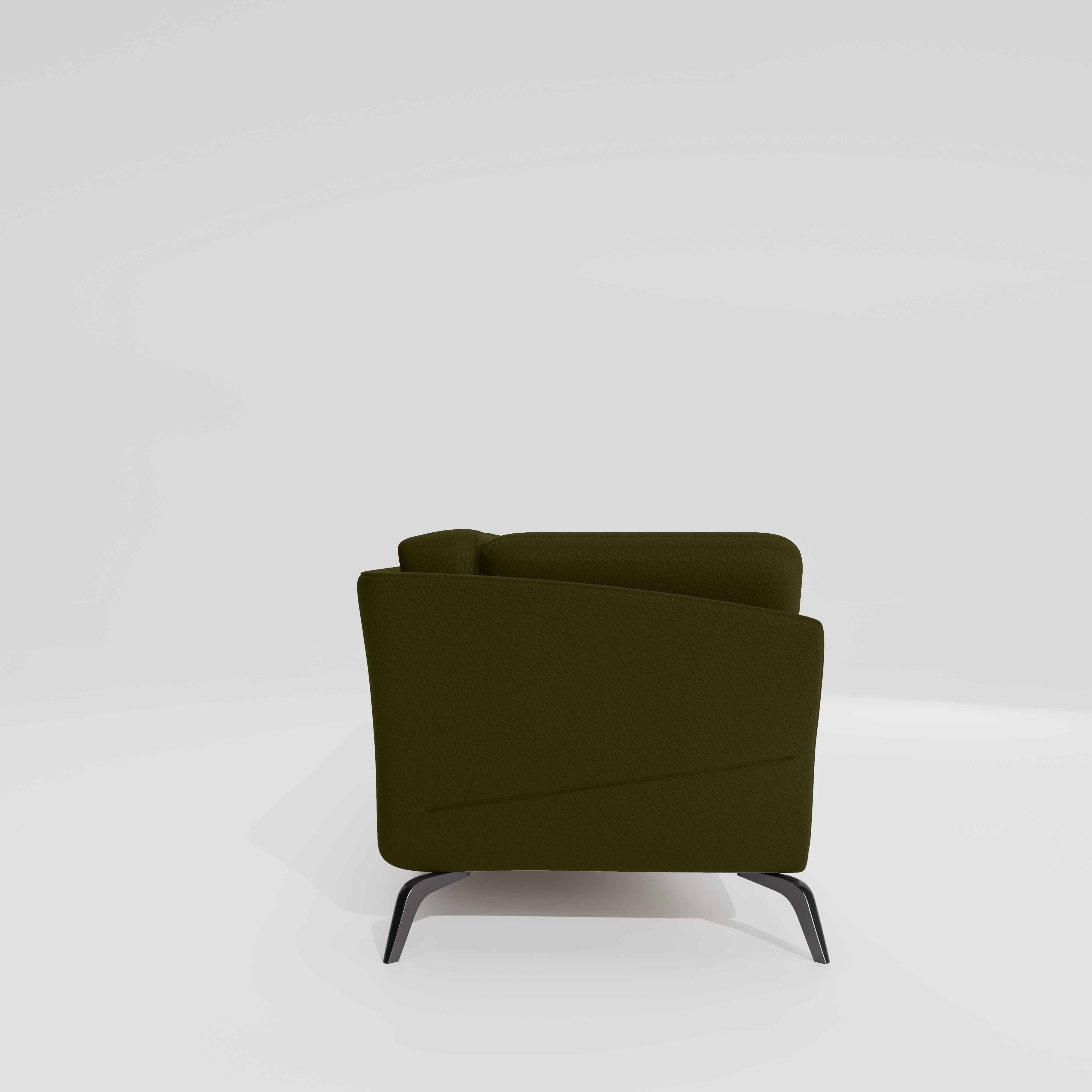 Symphony 1 Seater Suede fabric - Avocado - Image 5