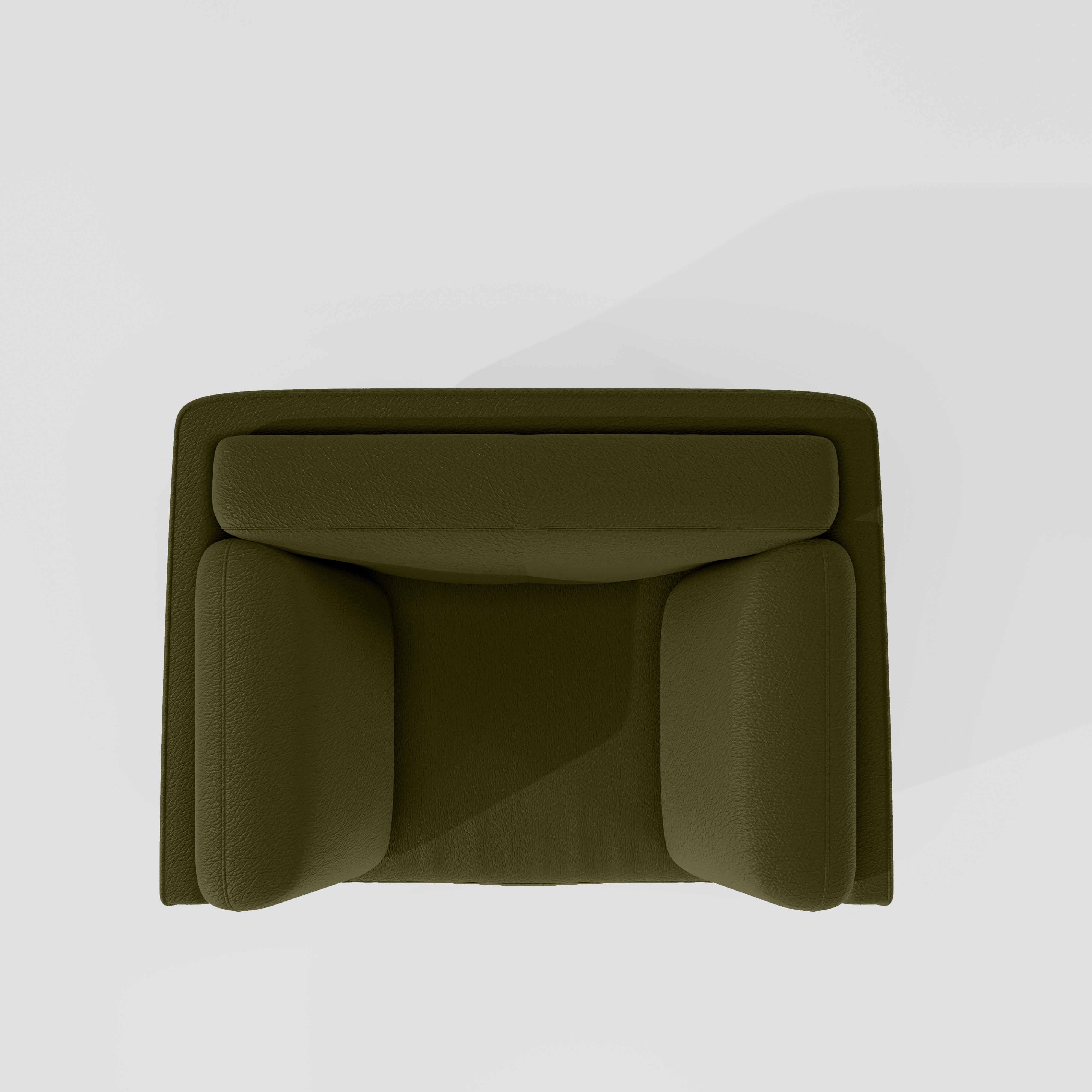 Symphony 1 Seater Suede fabric - Avocado - Image 6