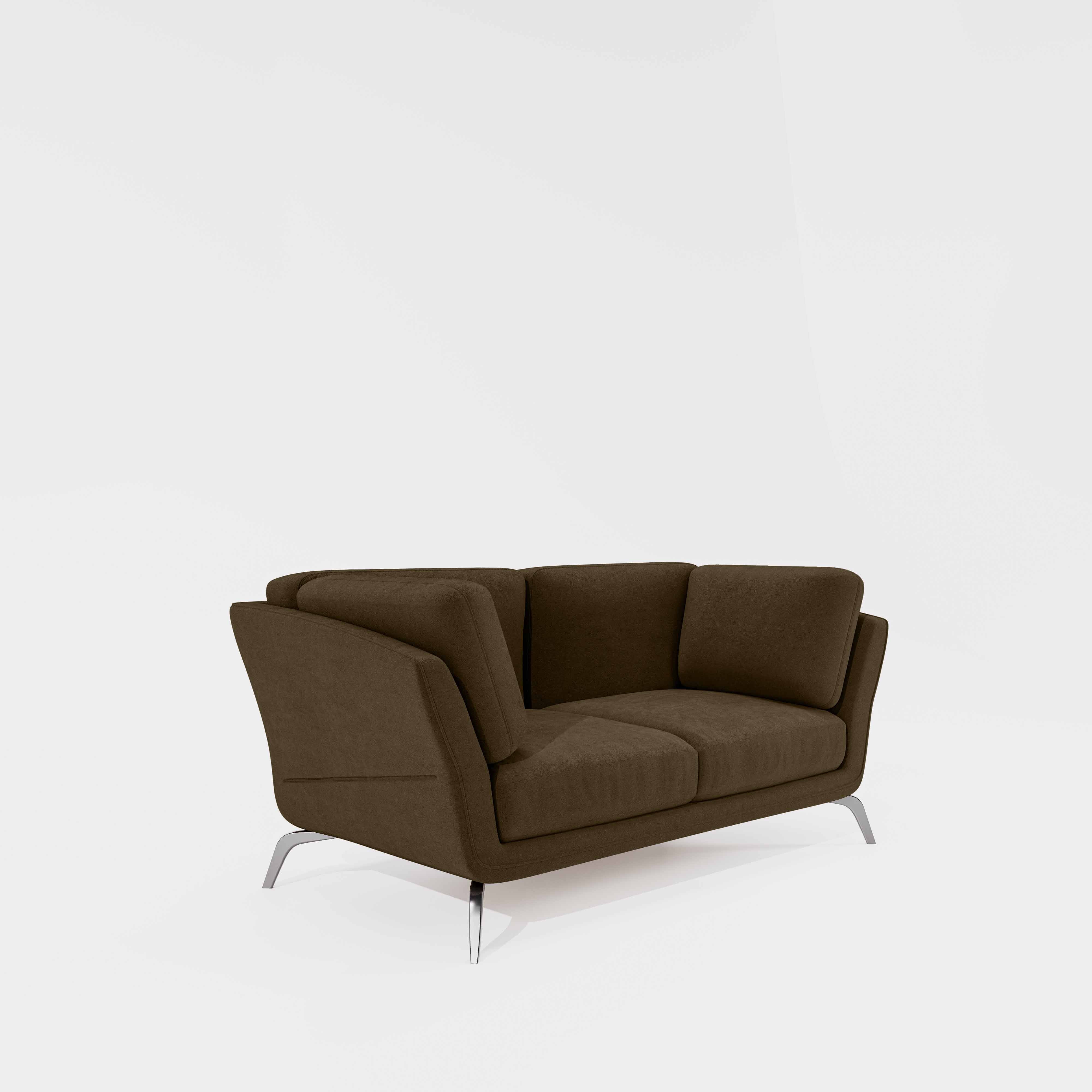Symphony 2 Seater Water & Stain Repellent Fabric - Dark earth - Image 3