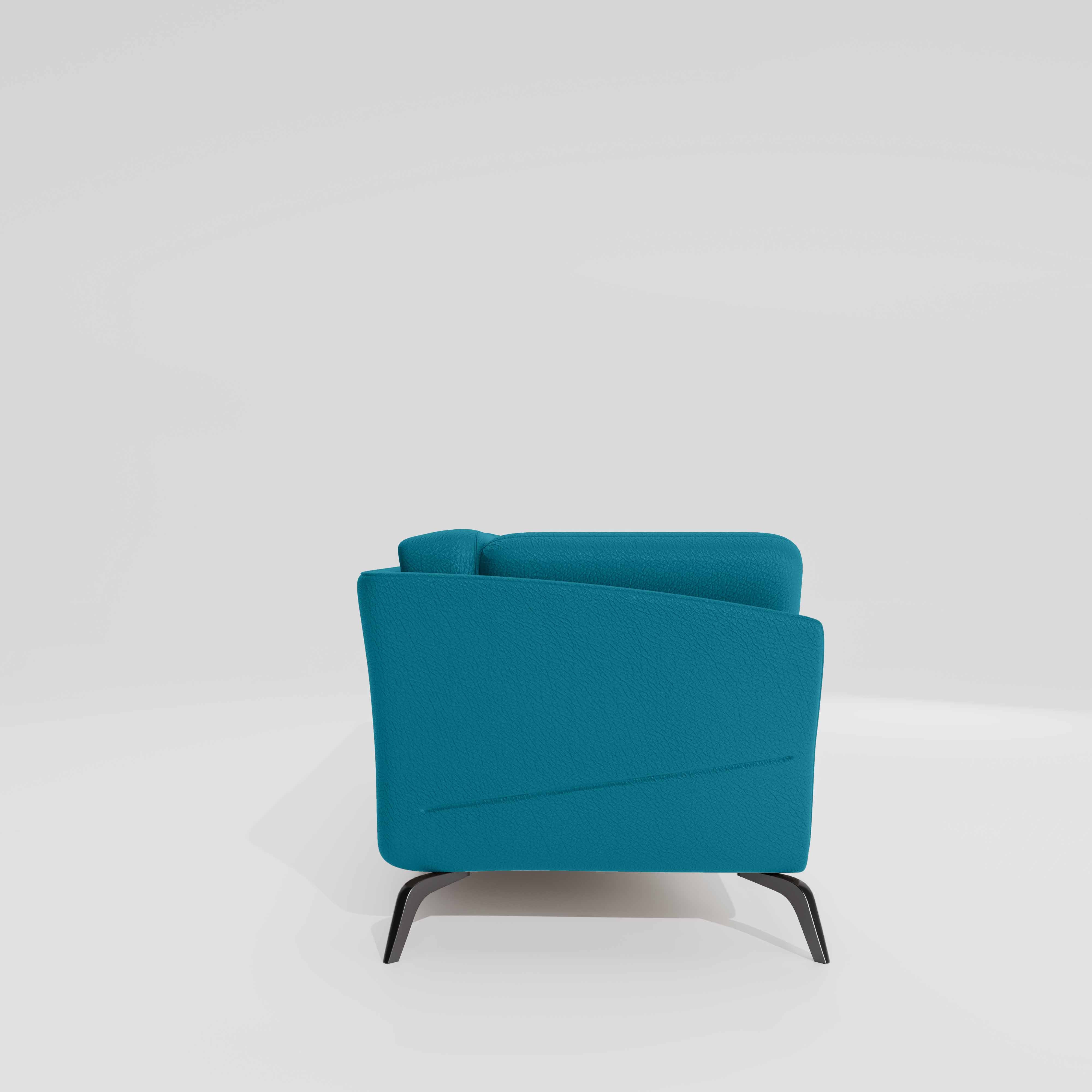 Symphony 2 Seater Suede fabric - Celestial blue - Image 5