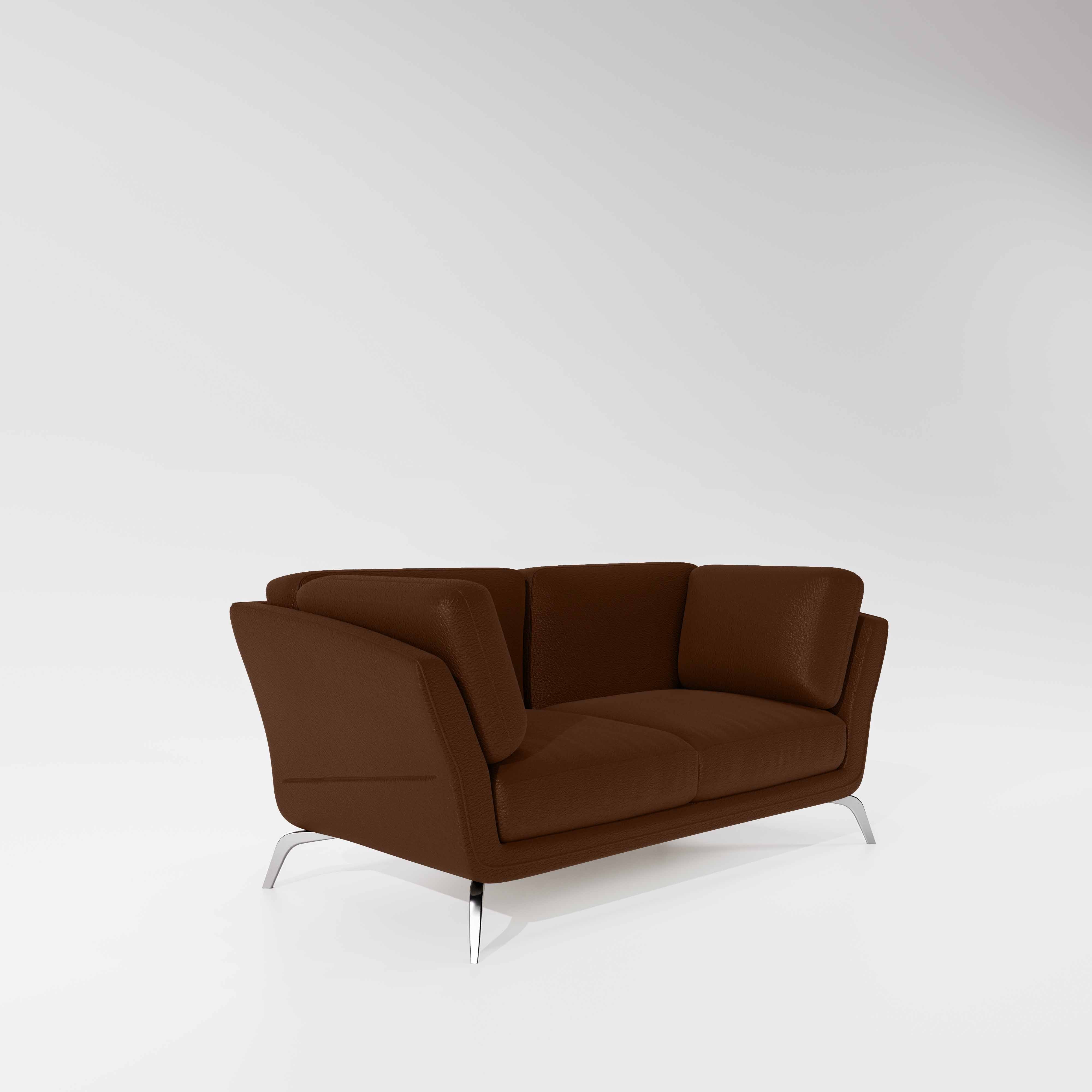Symphony 2 Seater Suede fabric - Cappuccino - Image 3
