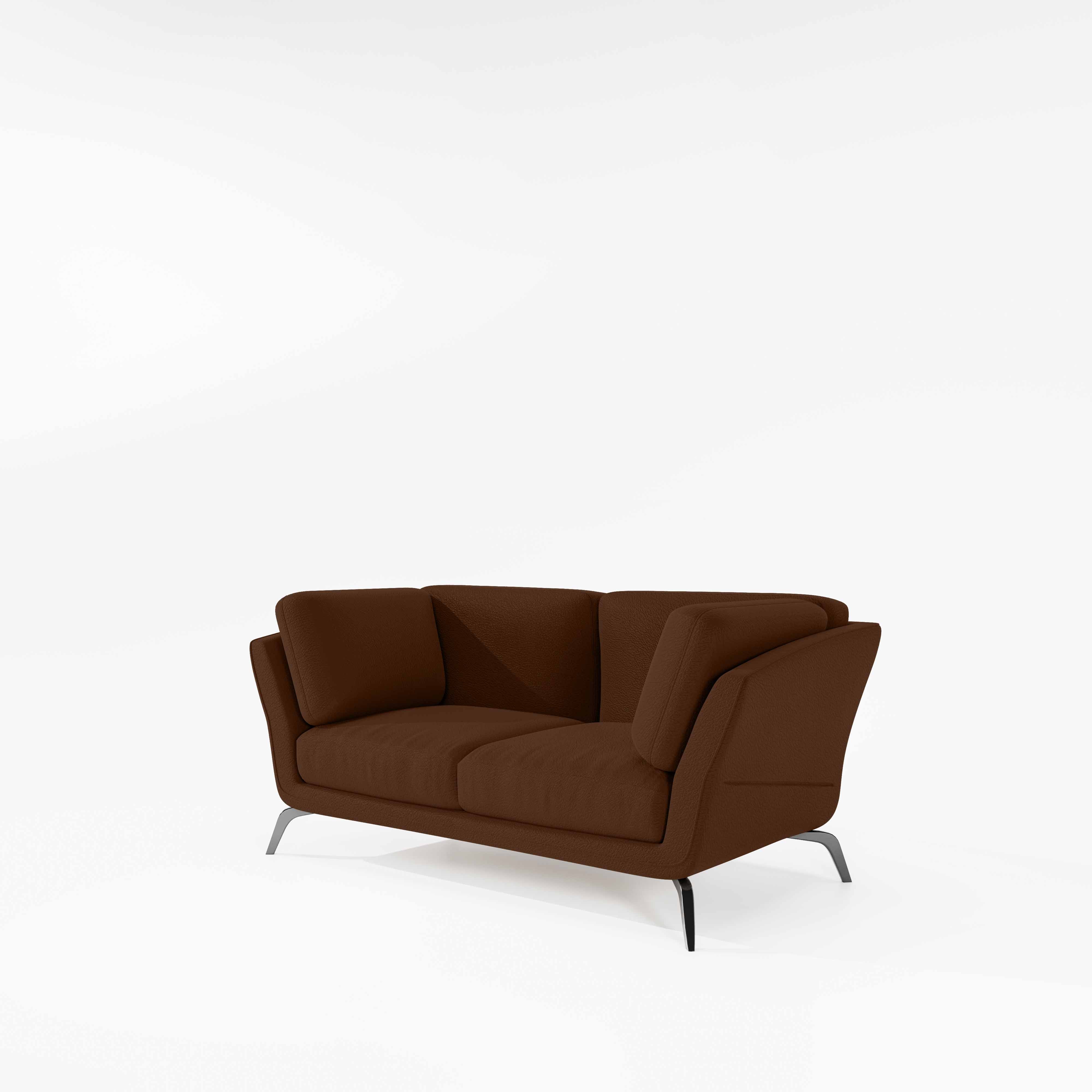 Symphony 2 Seater Suede fabric - Cappuccino - Image 4