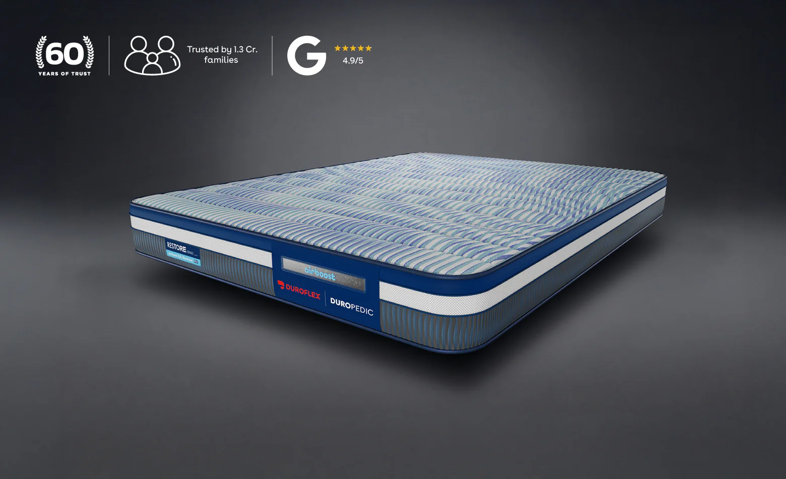 Duropedic Airboost 3.8 Bionix Ice Pro Mattress | 1 lakh+ Airknit fibres and ortho support - Image 8