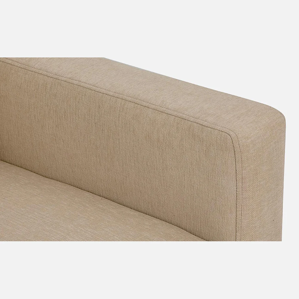 Ease Beige Fabric 3 Seater Sofa - Image 7