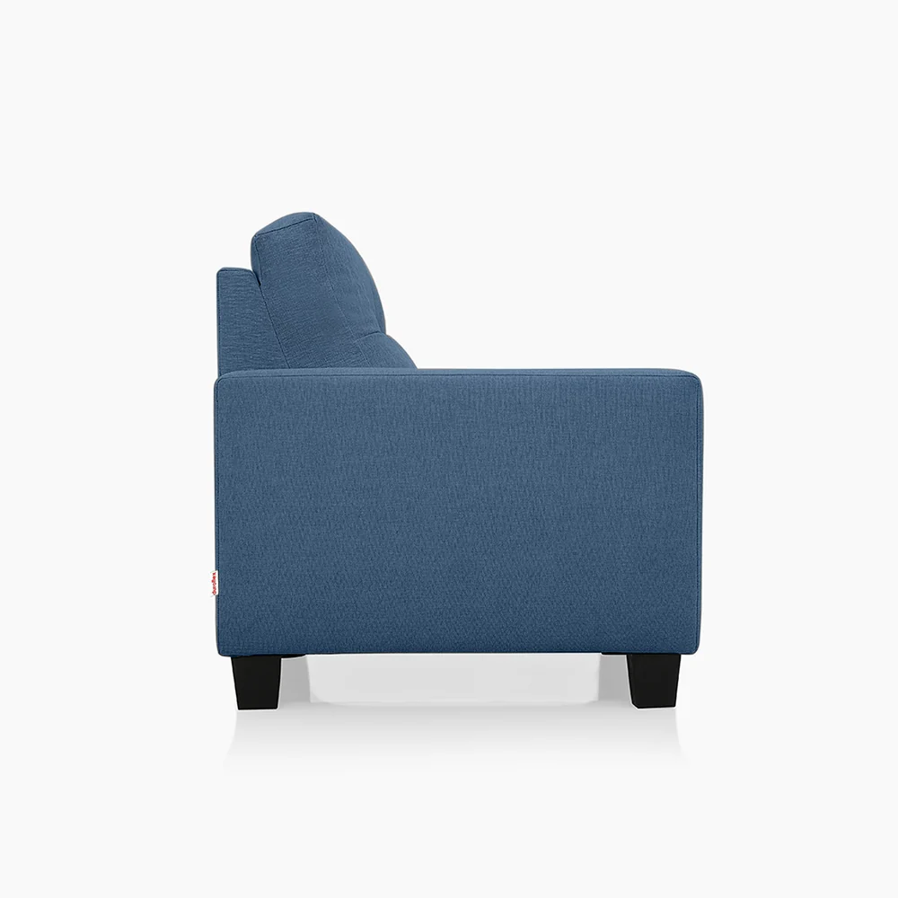 Ease Blue Fabric 1 seater sofa - Image 7