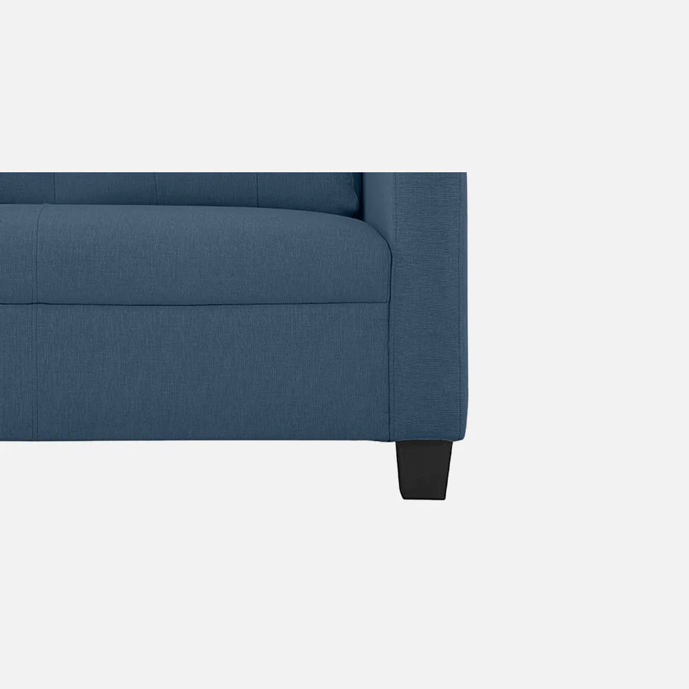 Ease Blue Fabric 3 Seater Sofa - Image 3