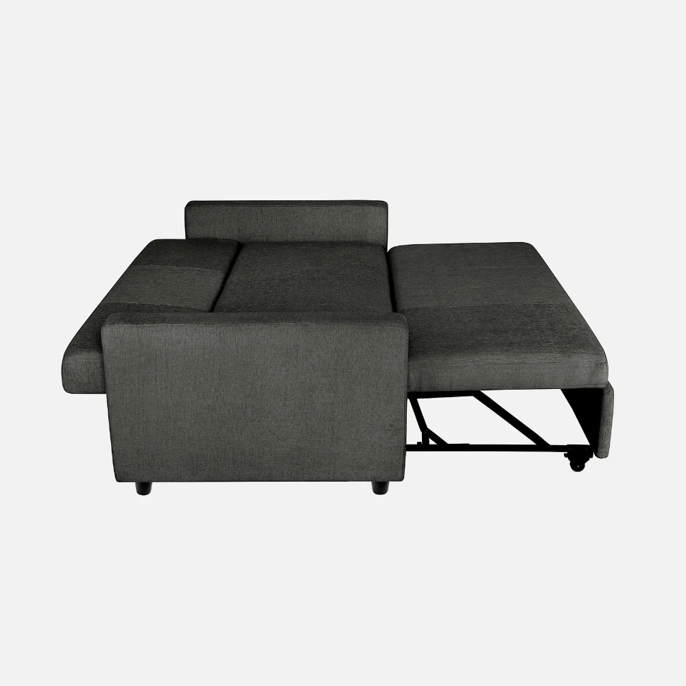 Ease Graphite Grey Fabric Sofa cum Bed - Image 13