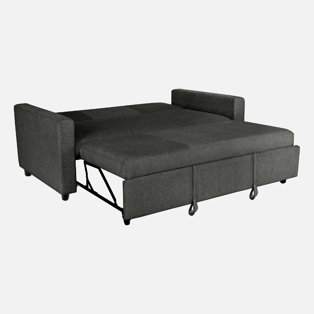 Ease Graphite Grey Fabric Sofa cum Bed - Image 14